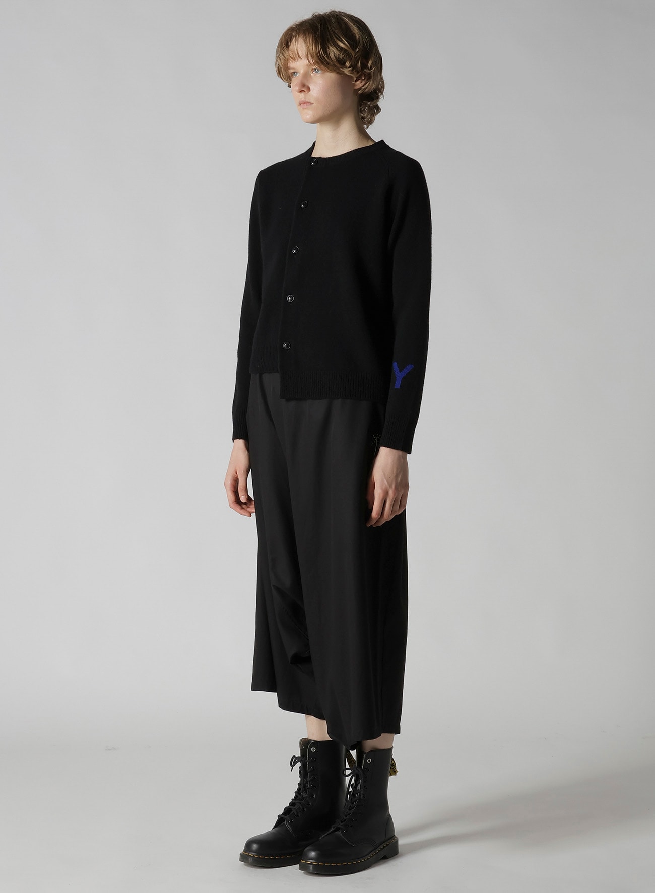INTARSIA ASYMMETERIC CARDIGAN