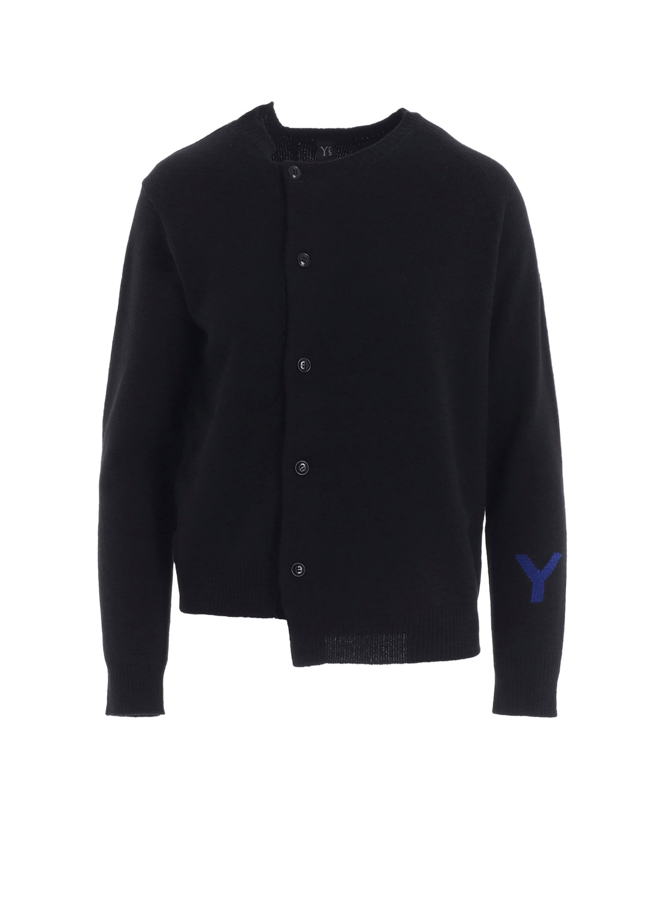 INTARSIA ASYMMETERIC CARDIGAN