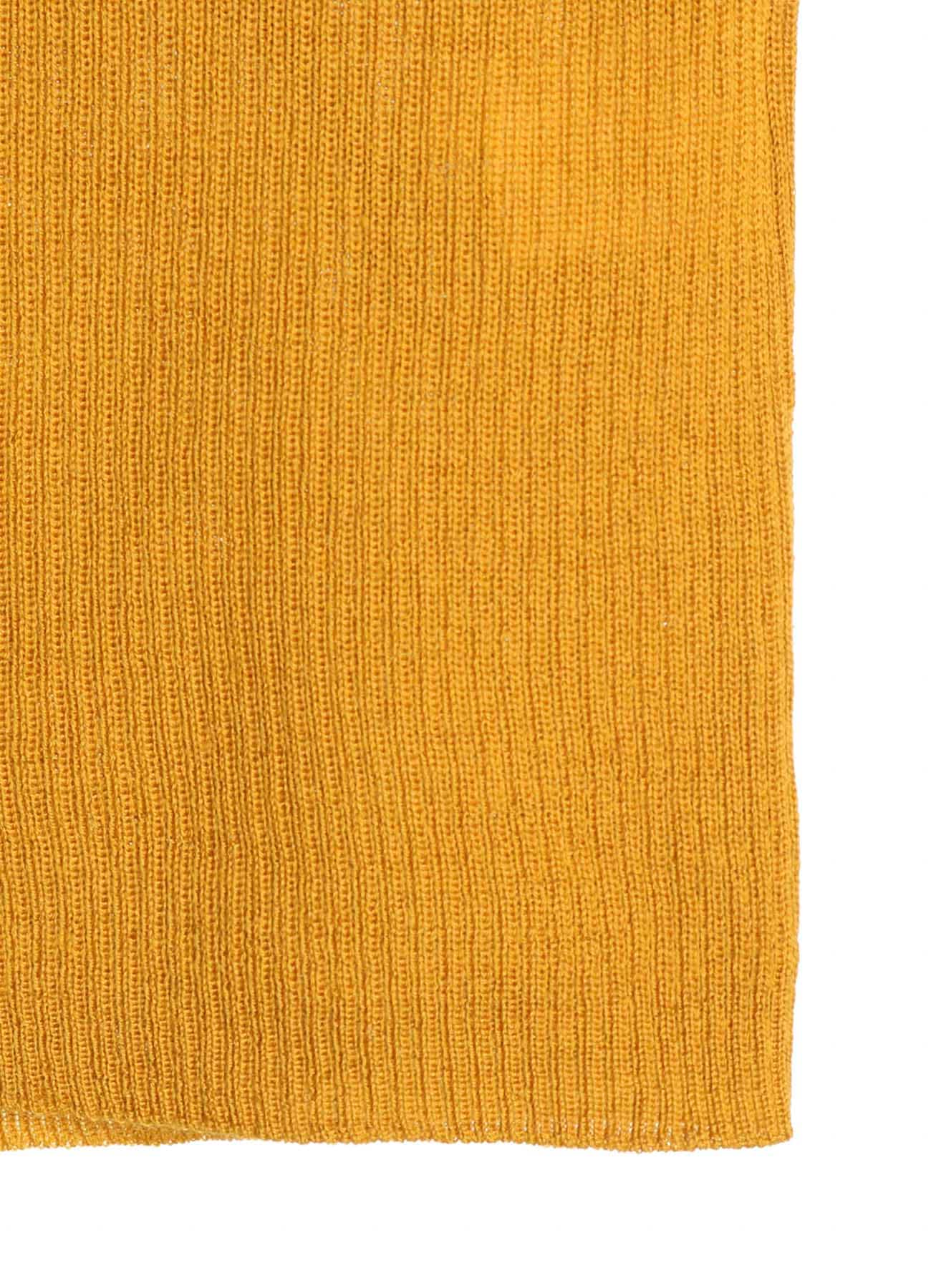 RIB OVERSIZED HIGH NECK KNIT
