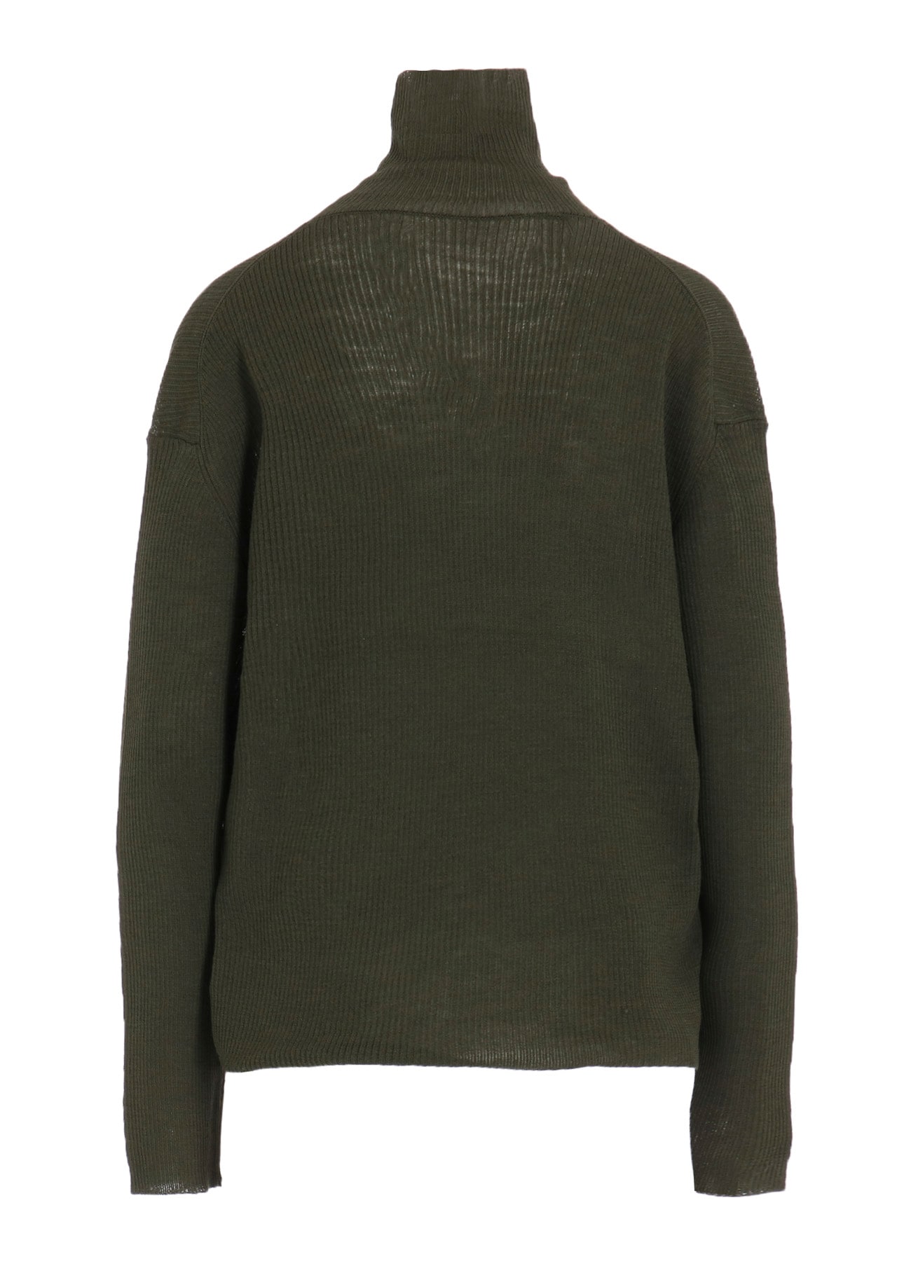 RIB OVERSIZED HIGH NECK KNIT