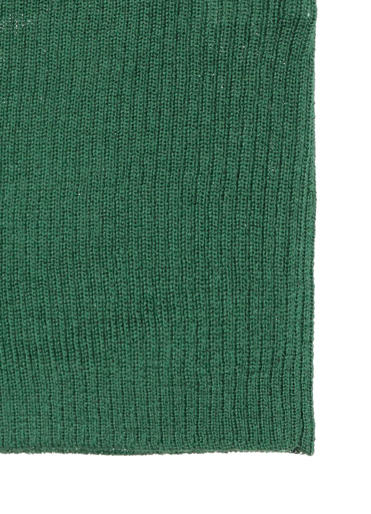 RIB OVERSIZED HIGH NECK KNIT