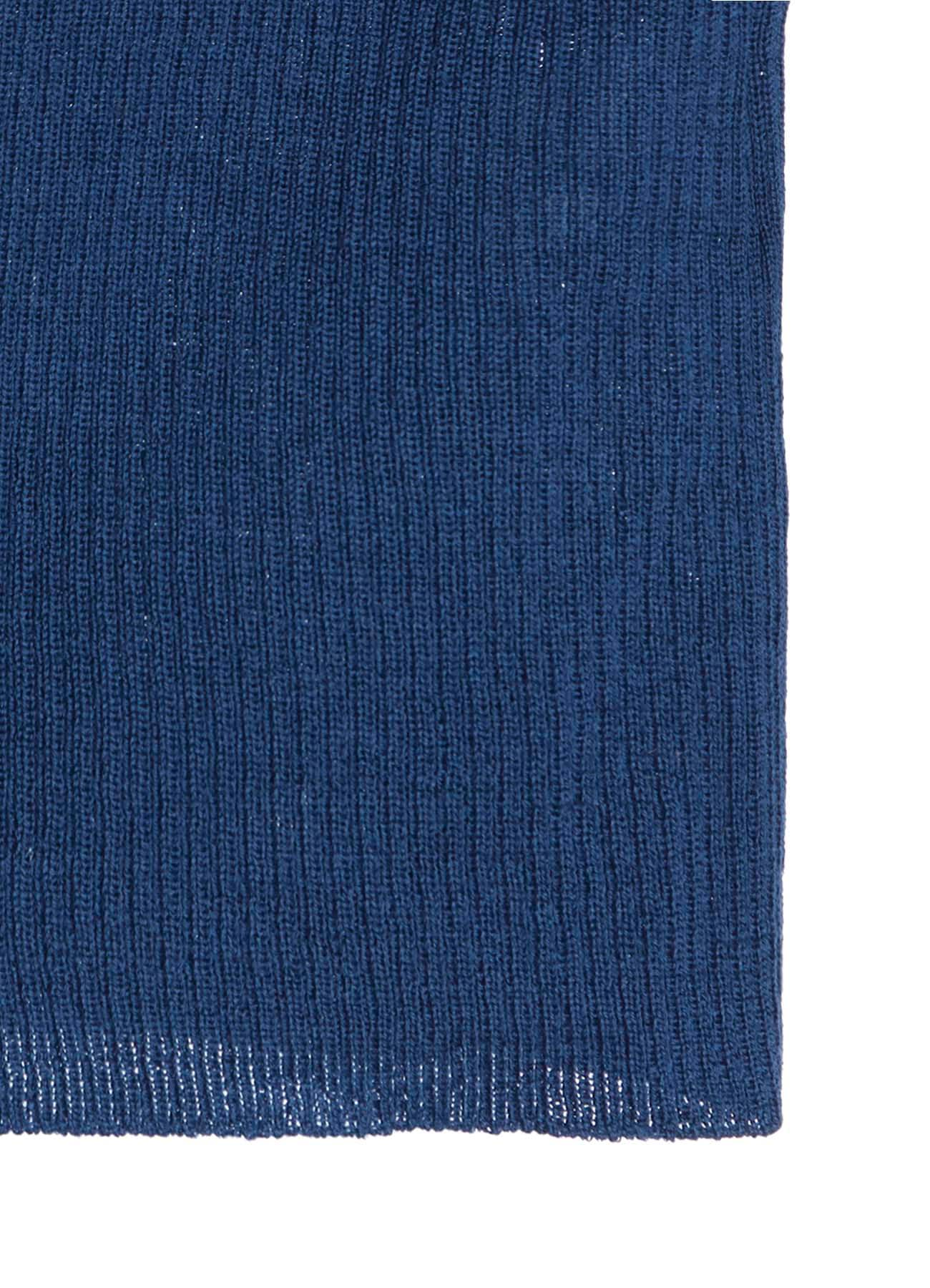 RIB OVERSIZED HIGH NECK KNIT