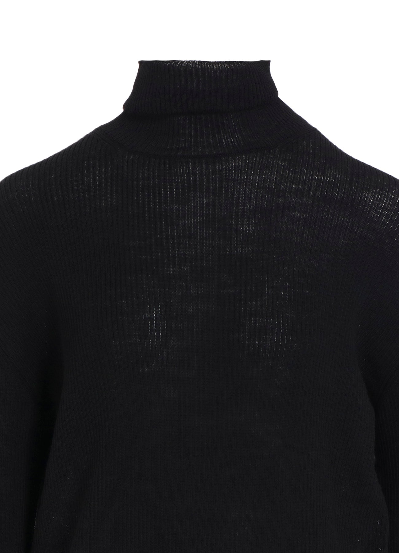 RIB OVERSIZED HIGH NECK KNIT