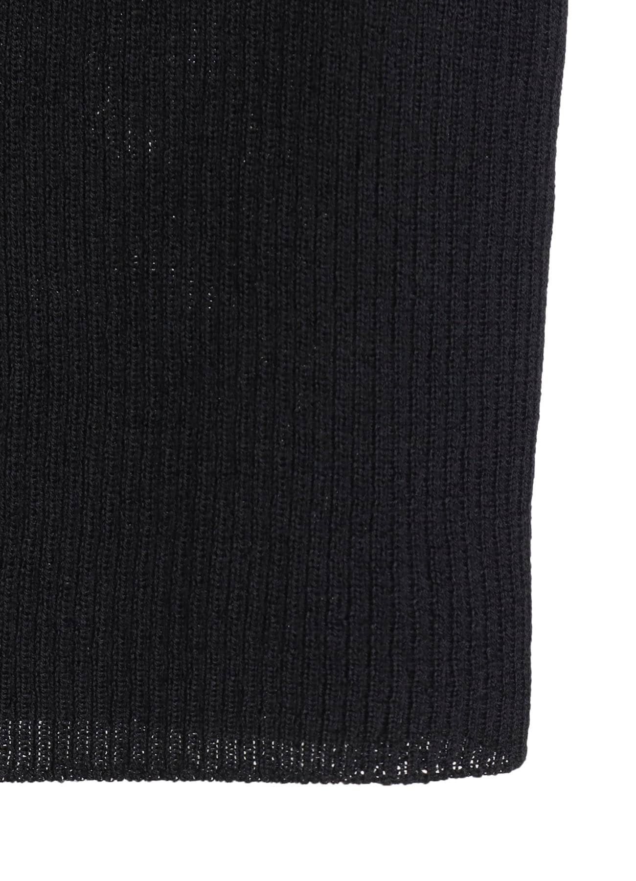 RIB OVERSIZED HIGH NECK KNIT