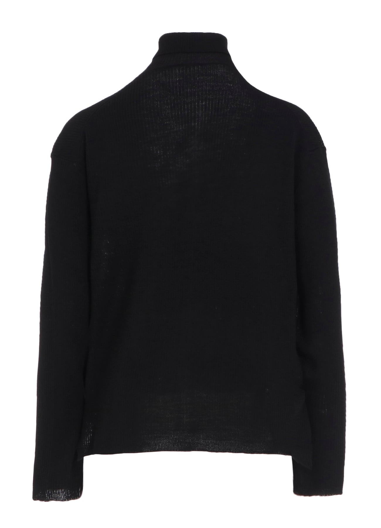 RIB HIGH NECK KNIT CARDIGAN