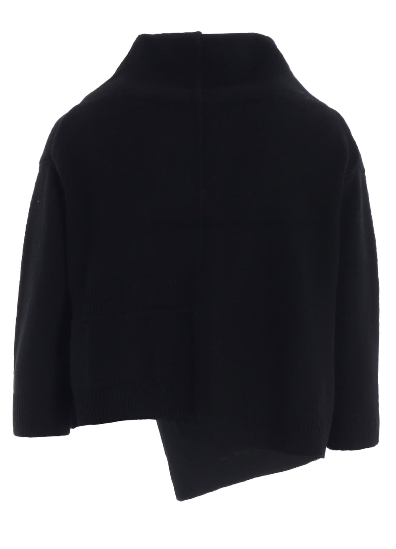 WOOL JERSEY SNAP BUTTON CARDIGAN