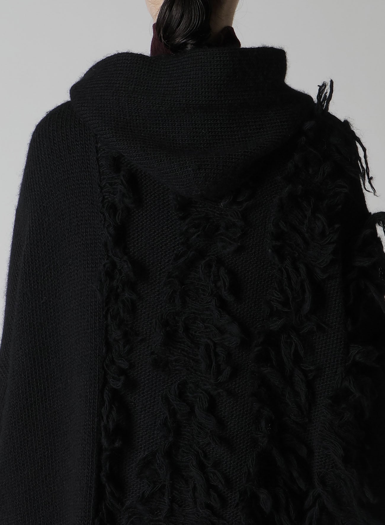 FRINGE JQ HOODED CARDIGAN