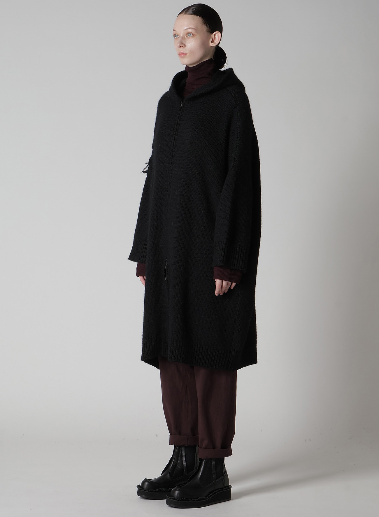 FRINGE JQ HOODED CARDIGAN