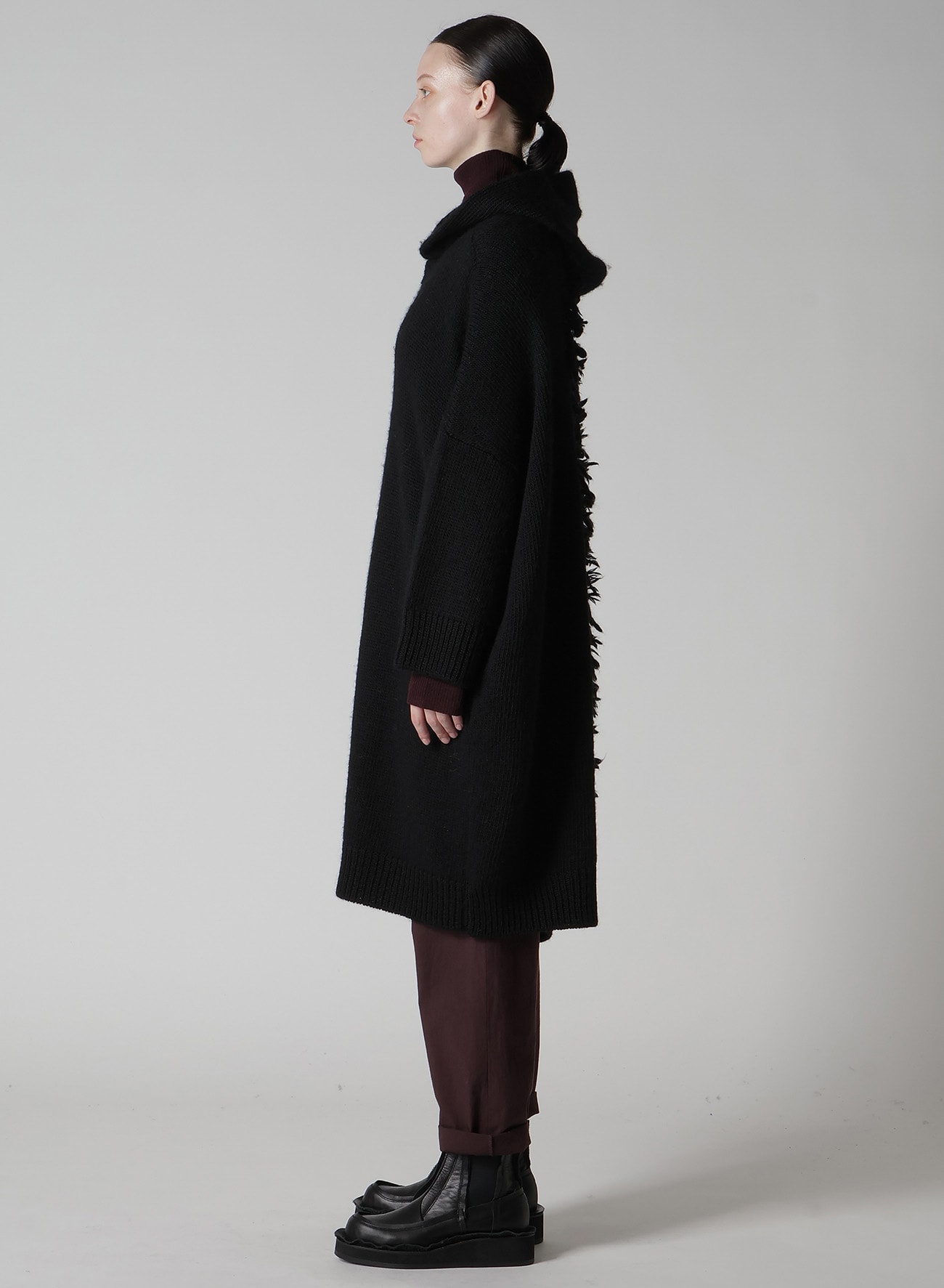 FRINGE JQ HOODED CARDIGAN