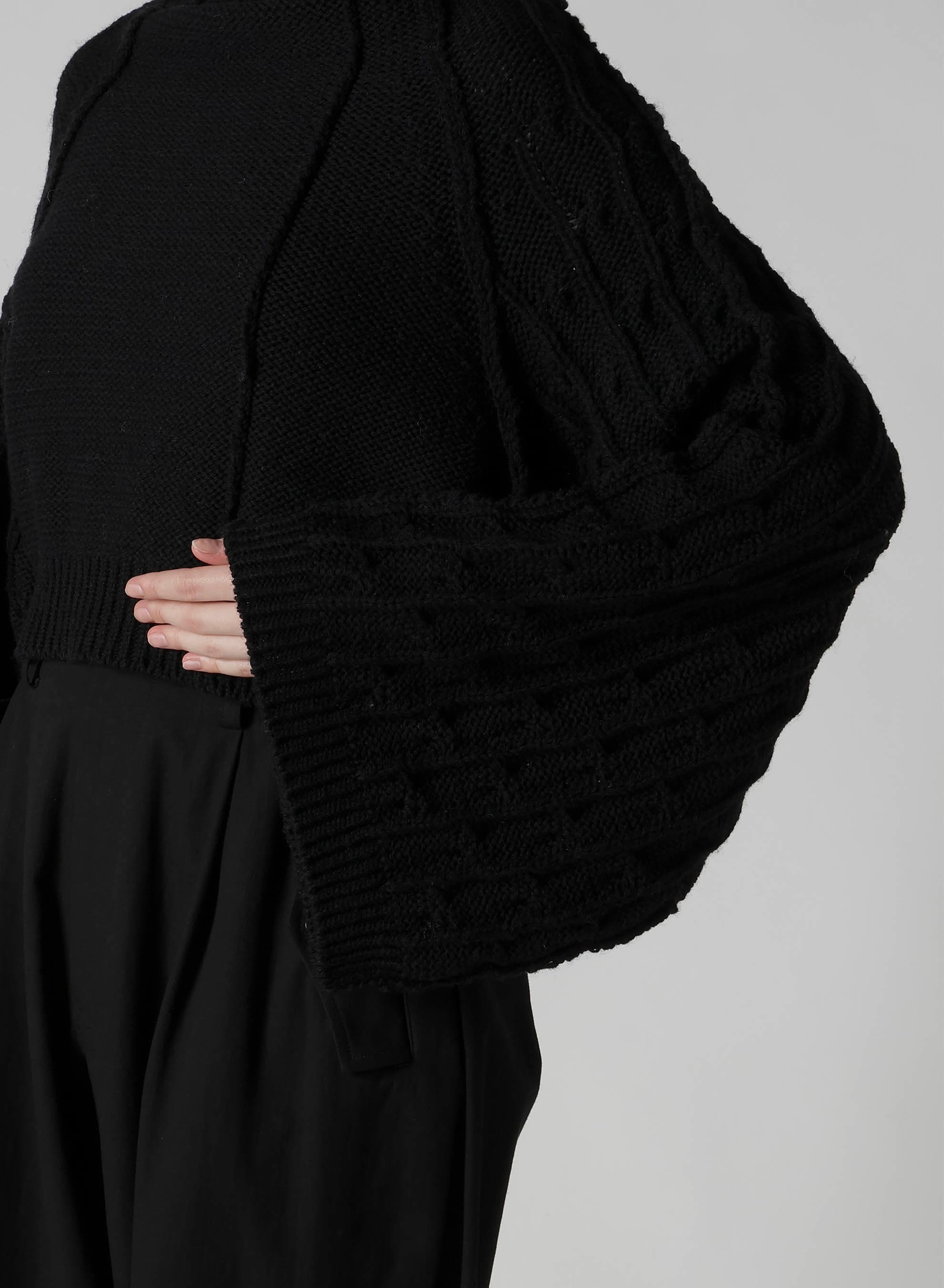 BIG SLEEVE KNIT PULLOVER