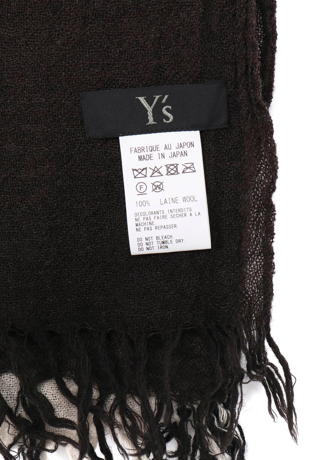 y's ストール　ダブルレイヤーストール How to women's マフラー&ストールの巻き方｜ダブルクロスノット