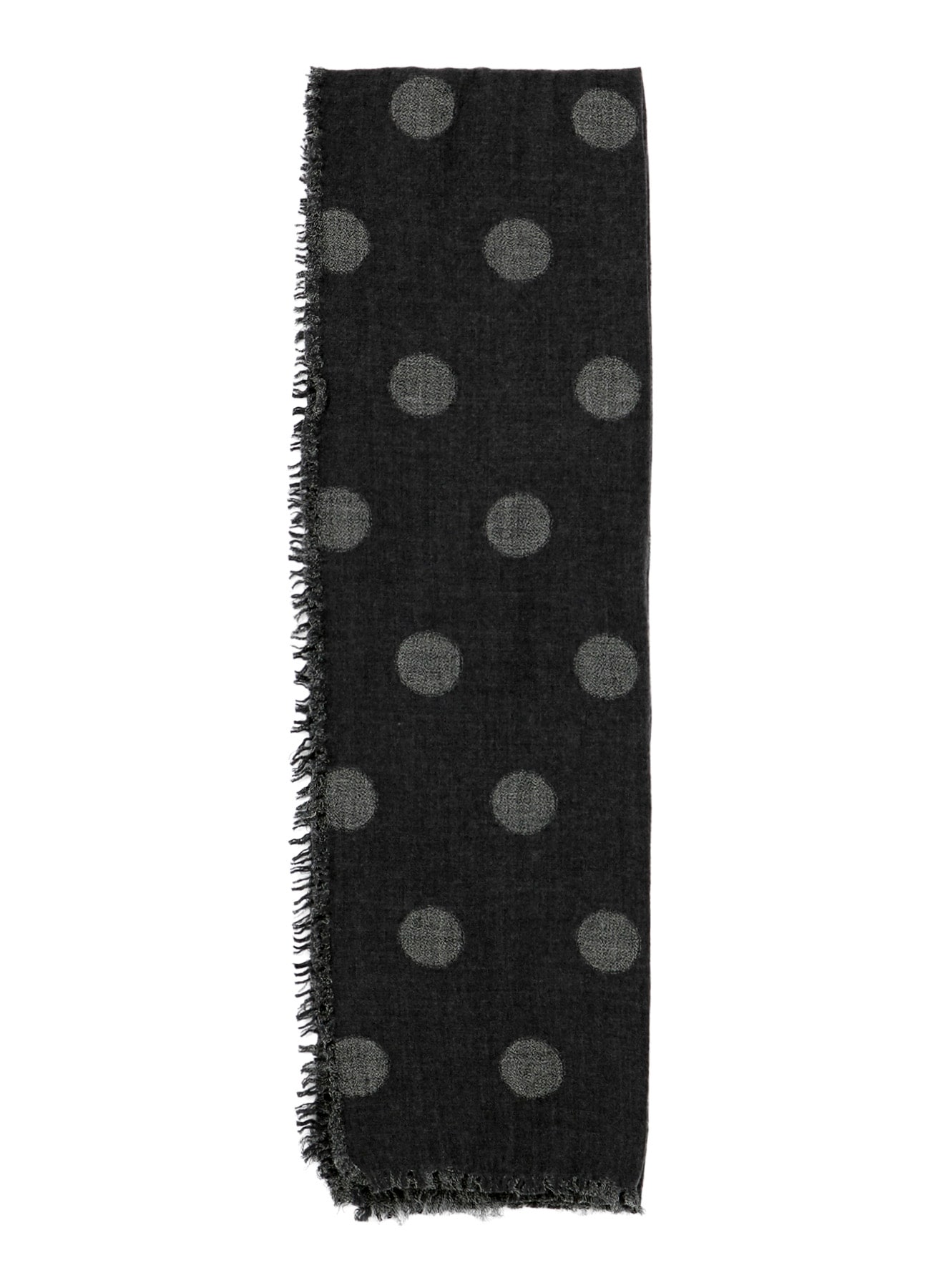 WOOL MILLING REVERSIBLE POLKA DOT SCARF