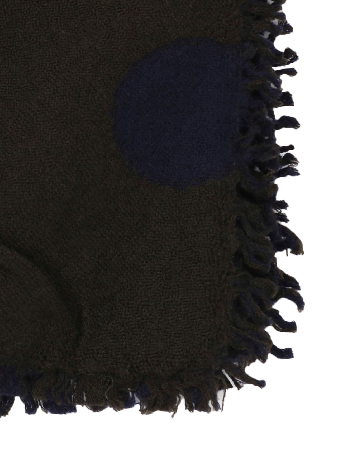 WOOL MILLING REVERSIBLE POLKA DOT SCARF