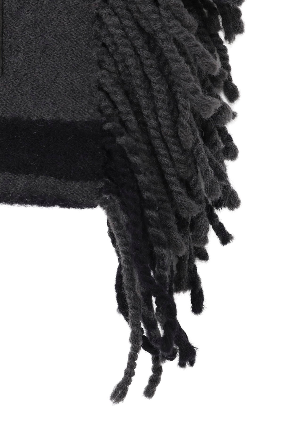 WOOL FRINGE SCARF