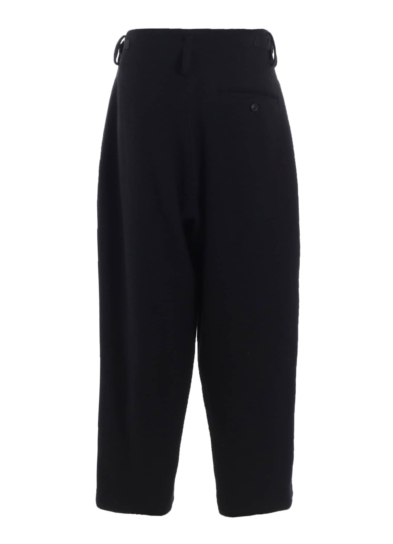 BIG HERRINGBONE DOUBLE TUCK WIDE PANTS