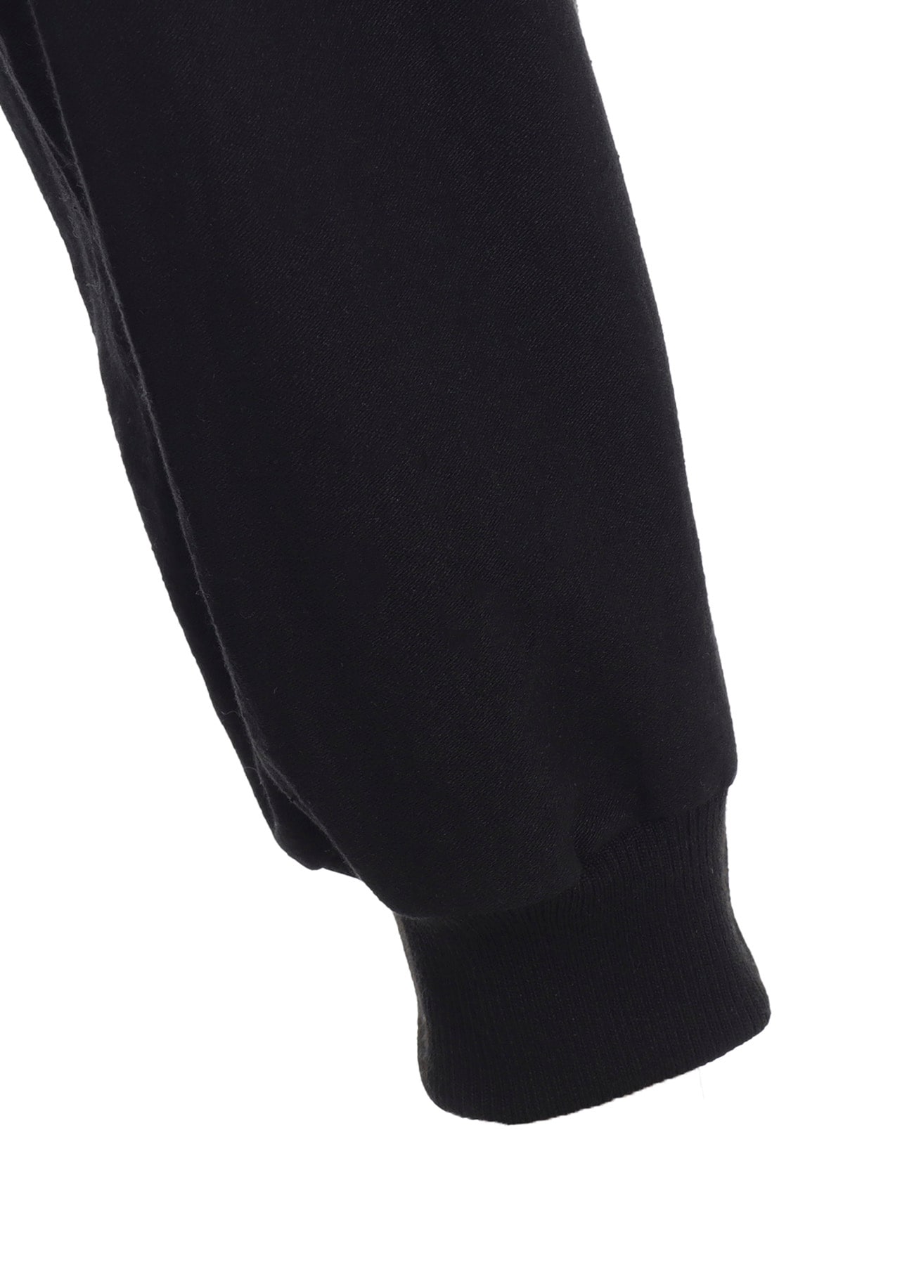 COTTON/FLAX MOLESKIN RIB HEM PANTS