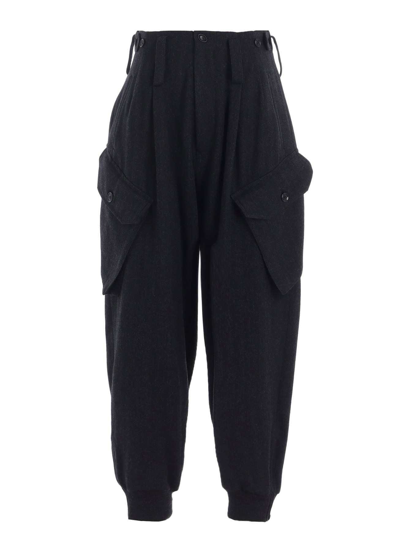 W/NY HERRINGBONE RIB HEM PANTS