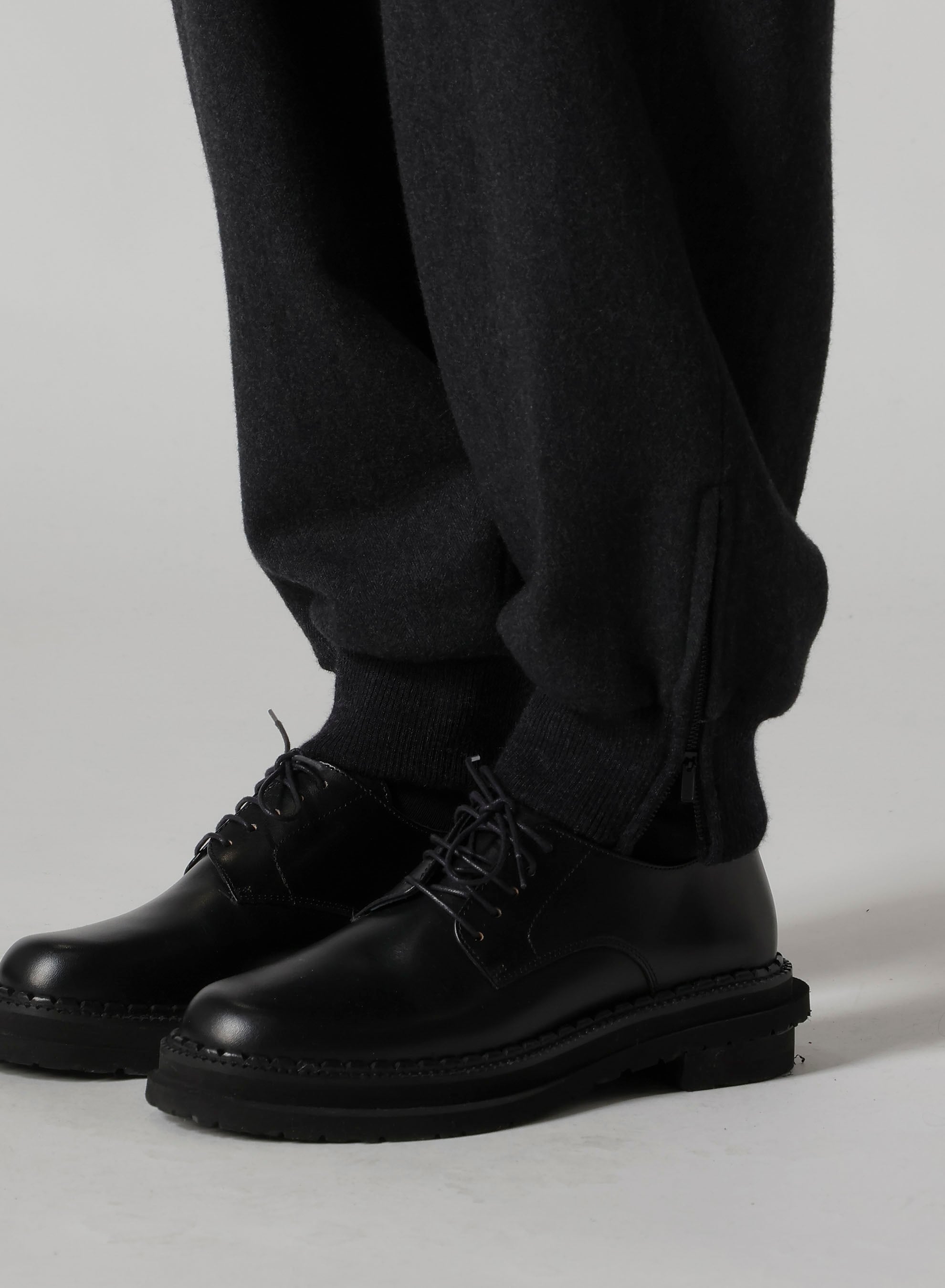 W/NY HERRINGBONE RIB HEM PANTS