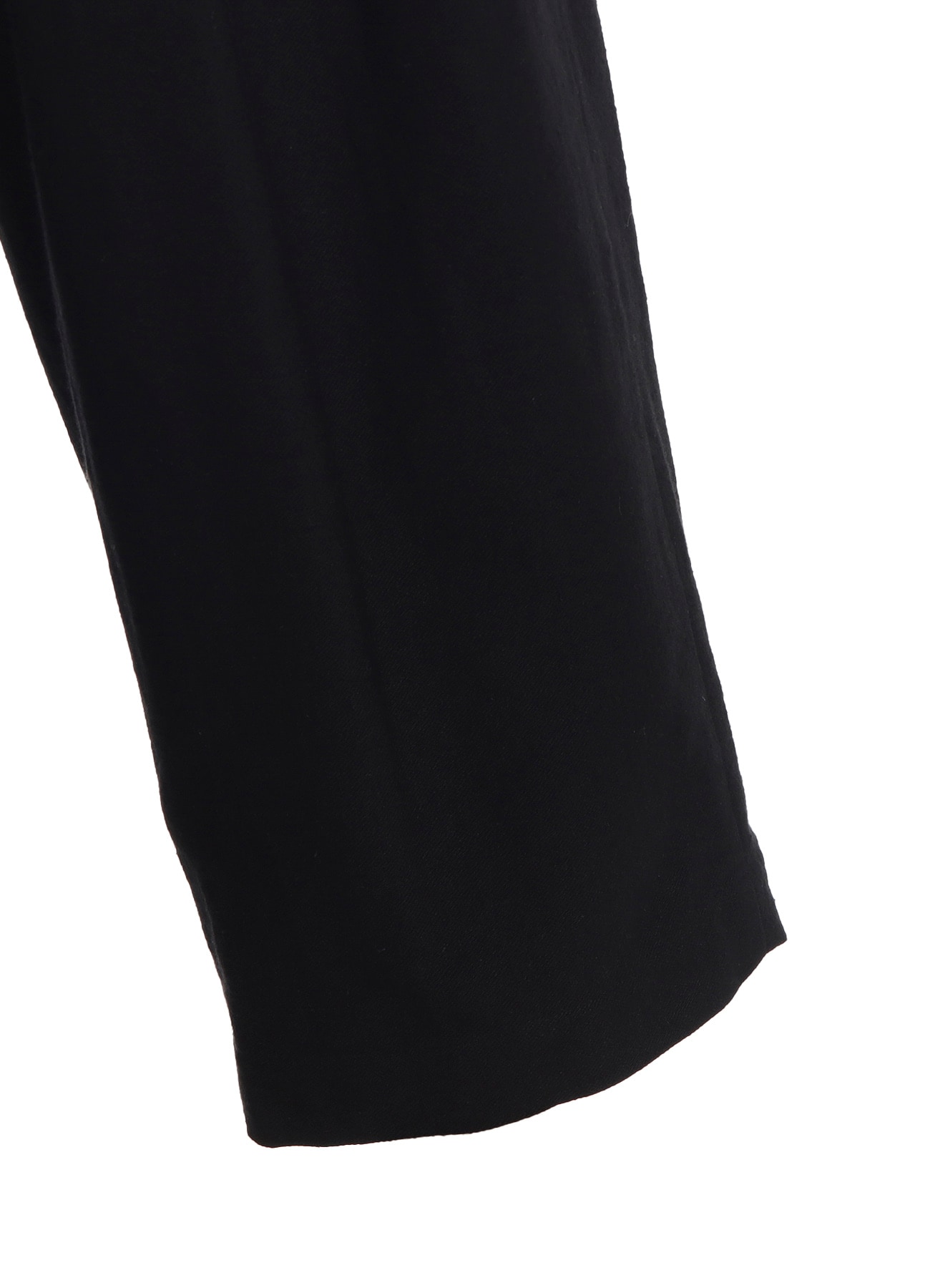 COTTON/FLAX MOLESKIN TUCKED PANTS