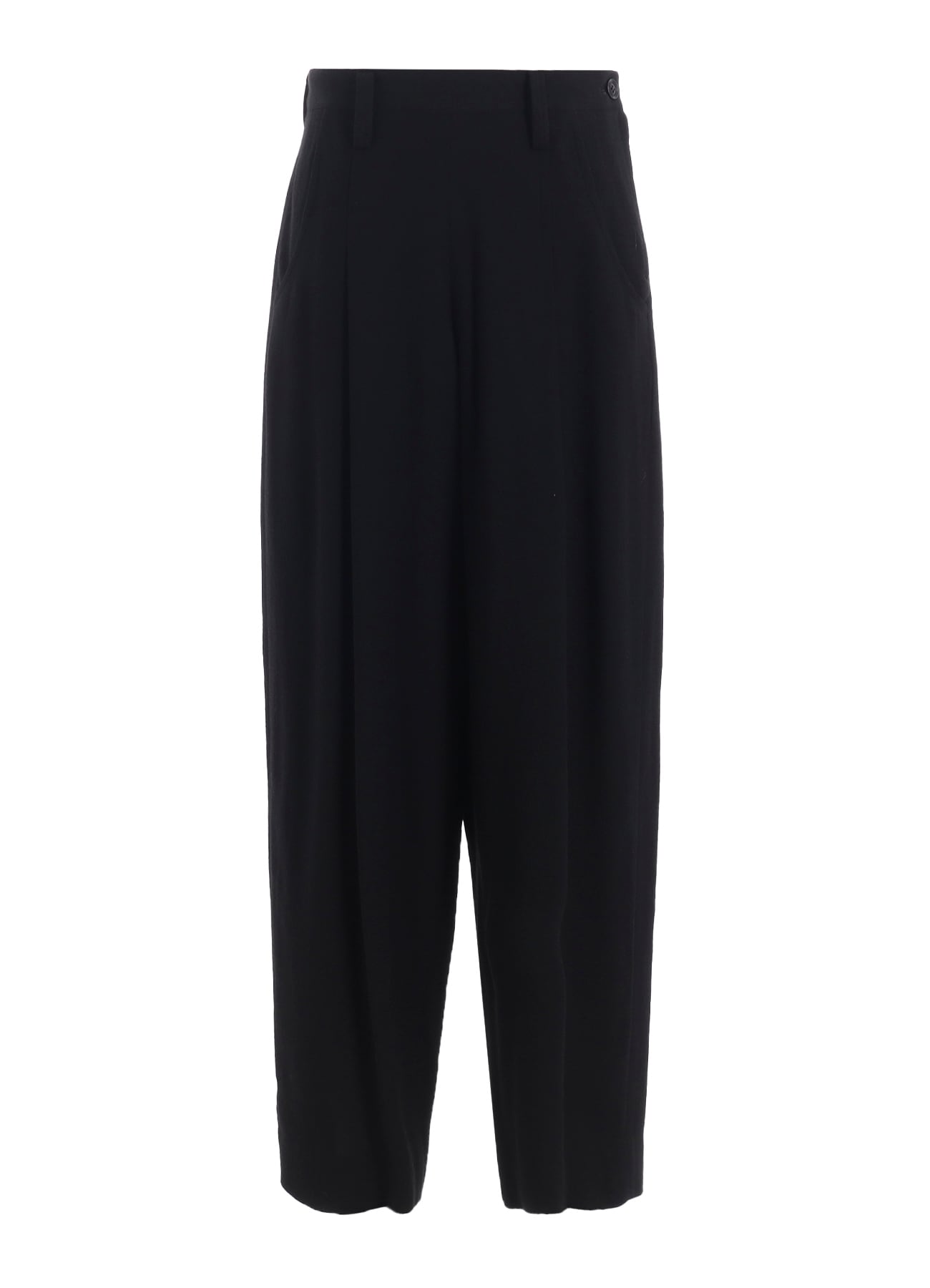 W/RY WASHER PROCESSED GAUZE SINGLE TUCK PANTS