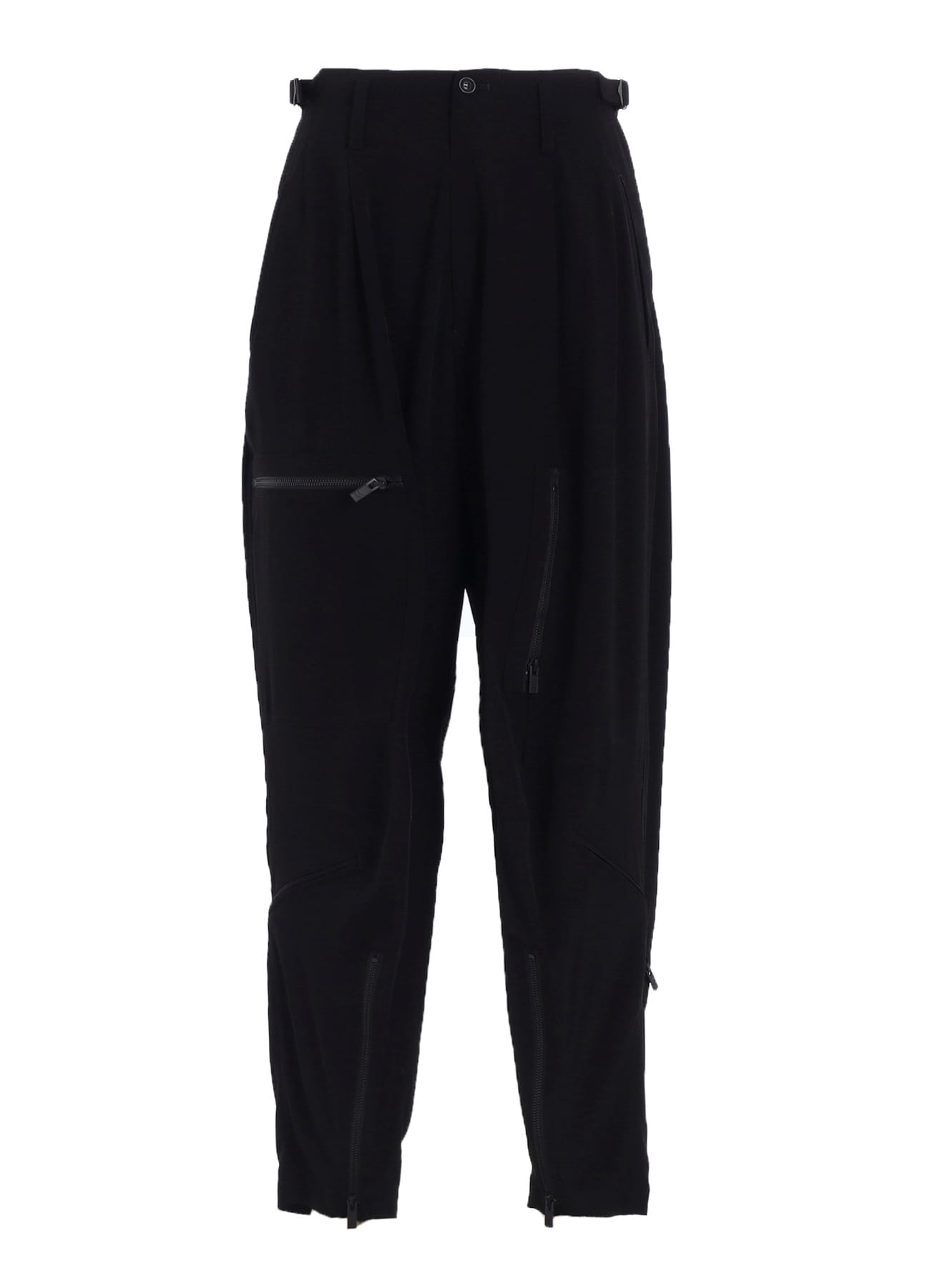 TA/PE CREPE DE CHINE ZIP POCKET PANTS