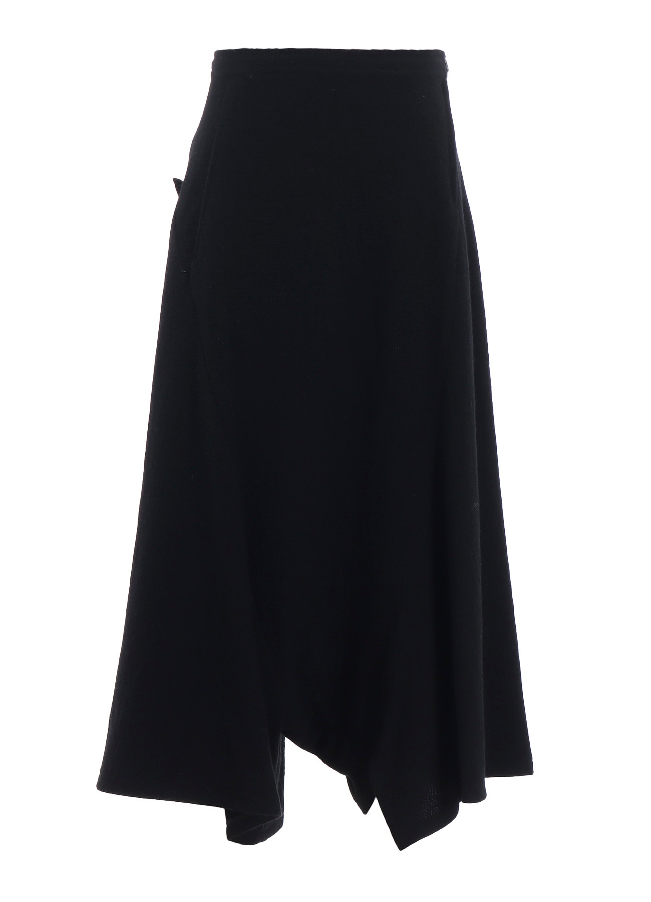 TOP VINTAGE FLANNEL ASYMMETRIC FLARE PANTS