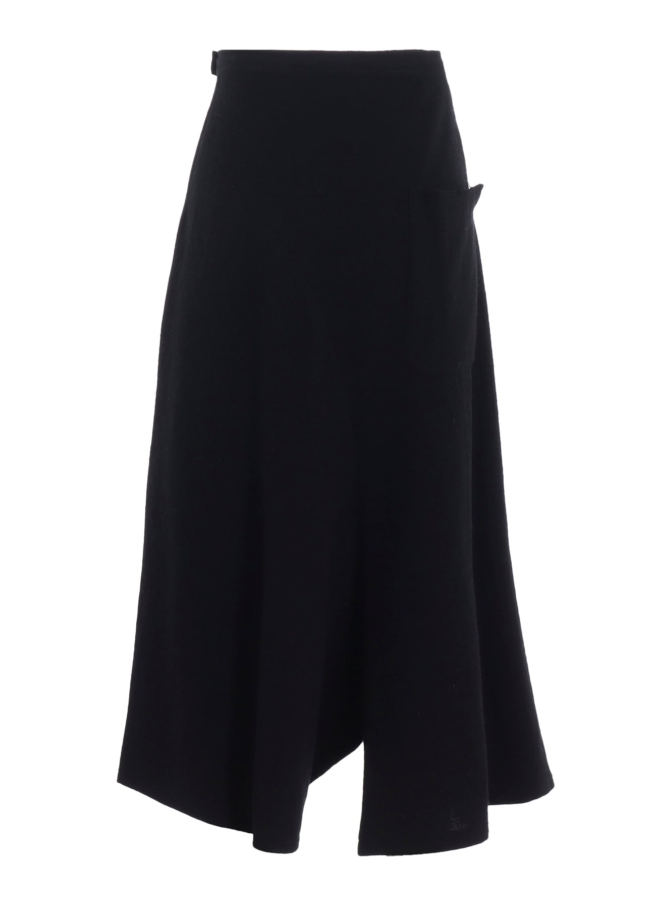 TOP VINTAGE FLANNEL ASYMMETRIC FLARE PANTS