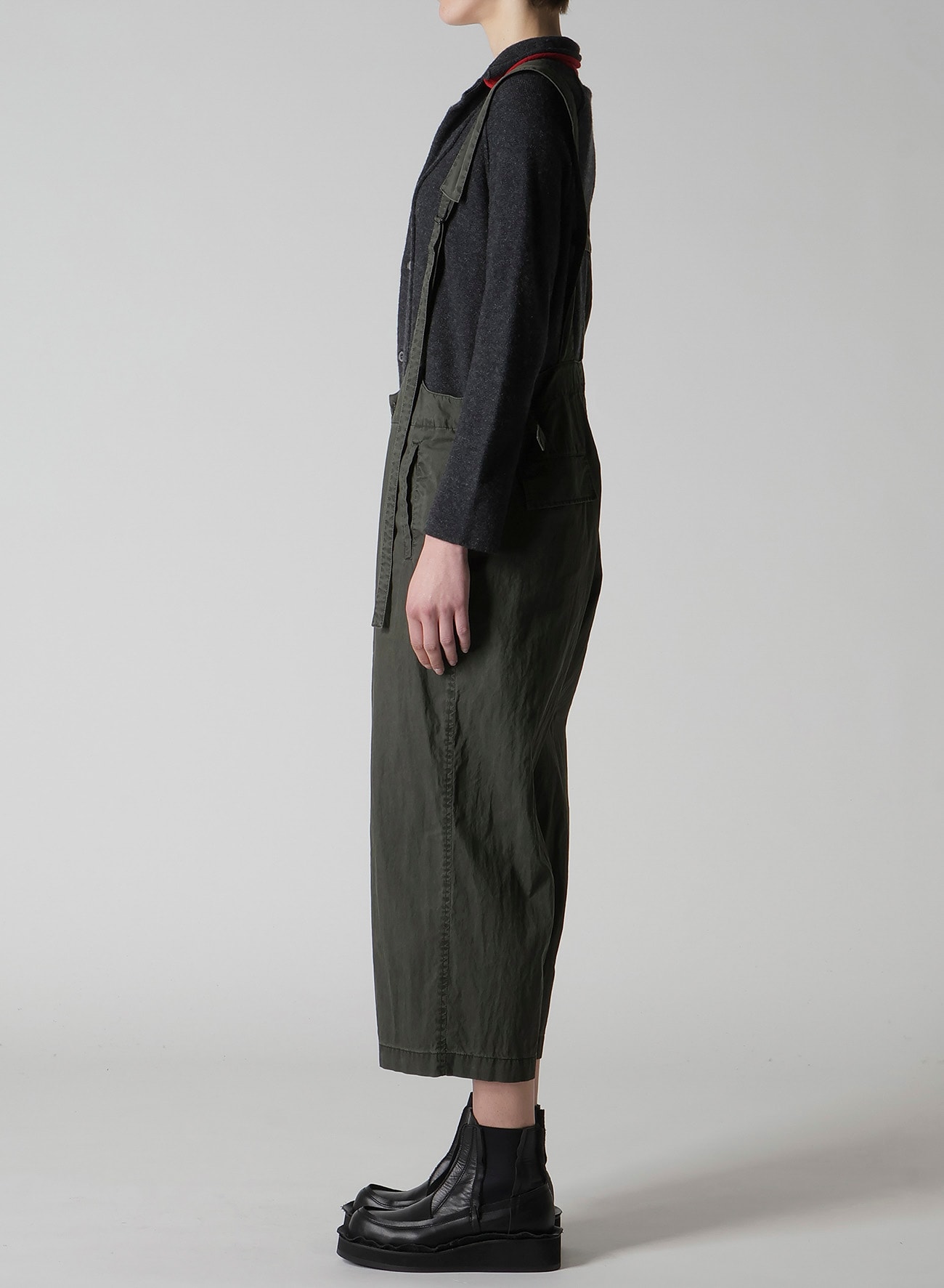 【美品】Tangent ウールサージ スラックス Charles ネイビー 46 美品】Tangent ウールサージ スラックス Charles ネイビー 46