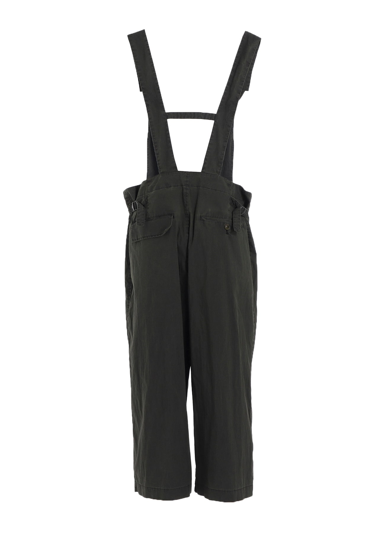 hyde着用柄　希少レア　上位モデル　カシミア混　スカル棺桶柄ストール　おまけ付 C/N PIGMENT COATED ADJUSTABLE WAIST OVERALLS(XS Khaki): Y's