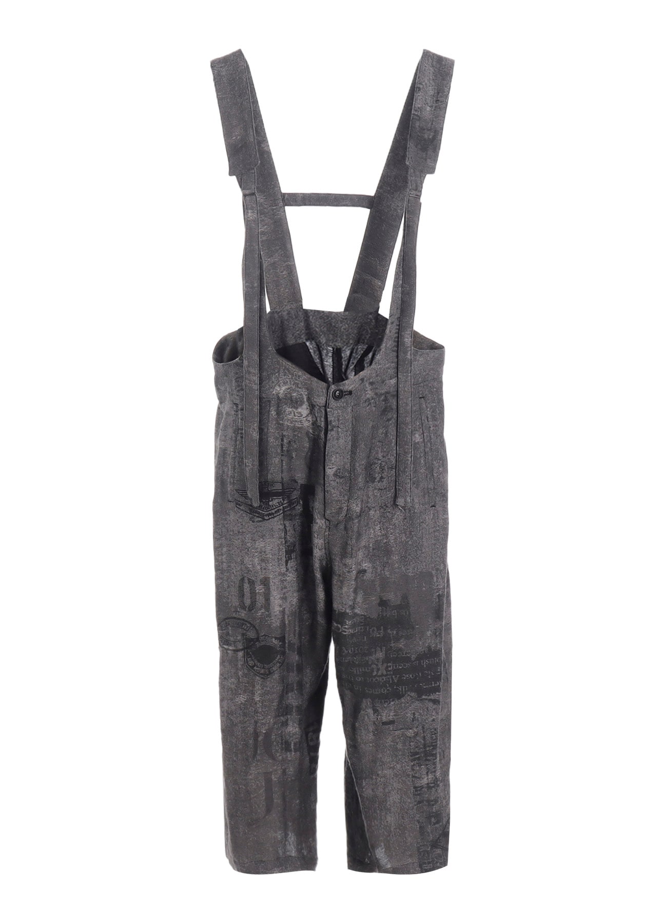 PATCH DESIGN PRINT FISH TAIL DRESS OVERALLS