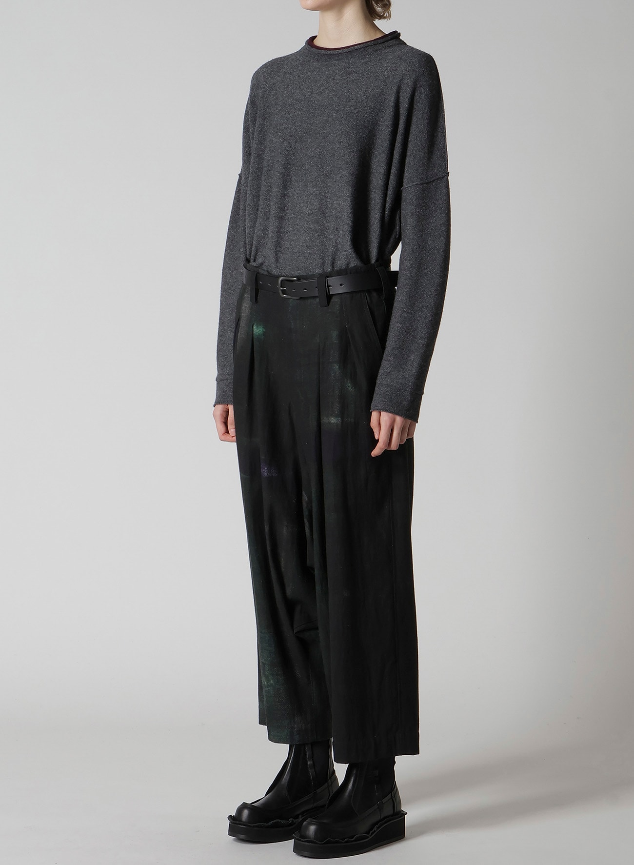 6OZ DENIM 2-TUCK SAROUEL PANTS