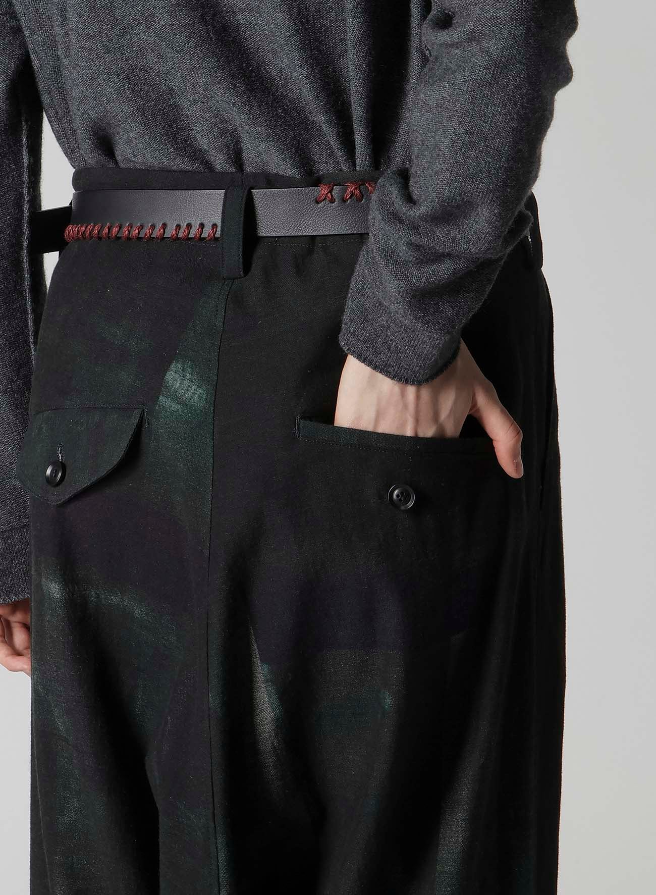 6OZ DENIM 2-TUCK SAROUEL PANTS