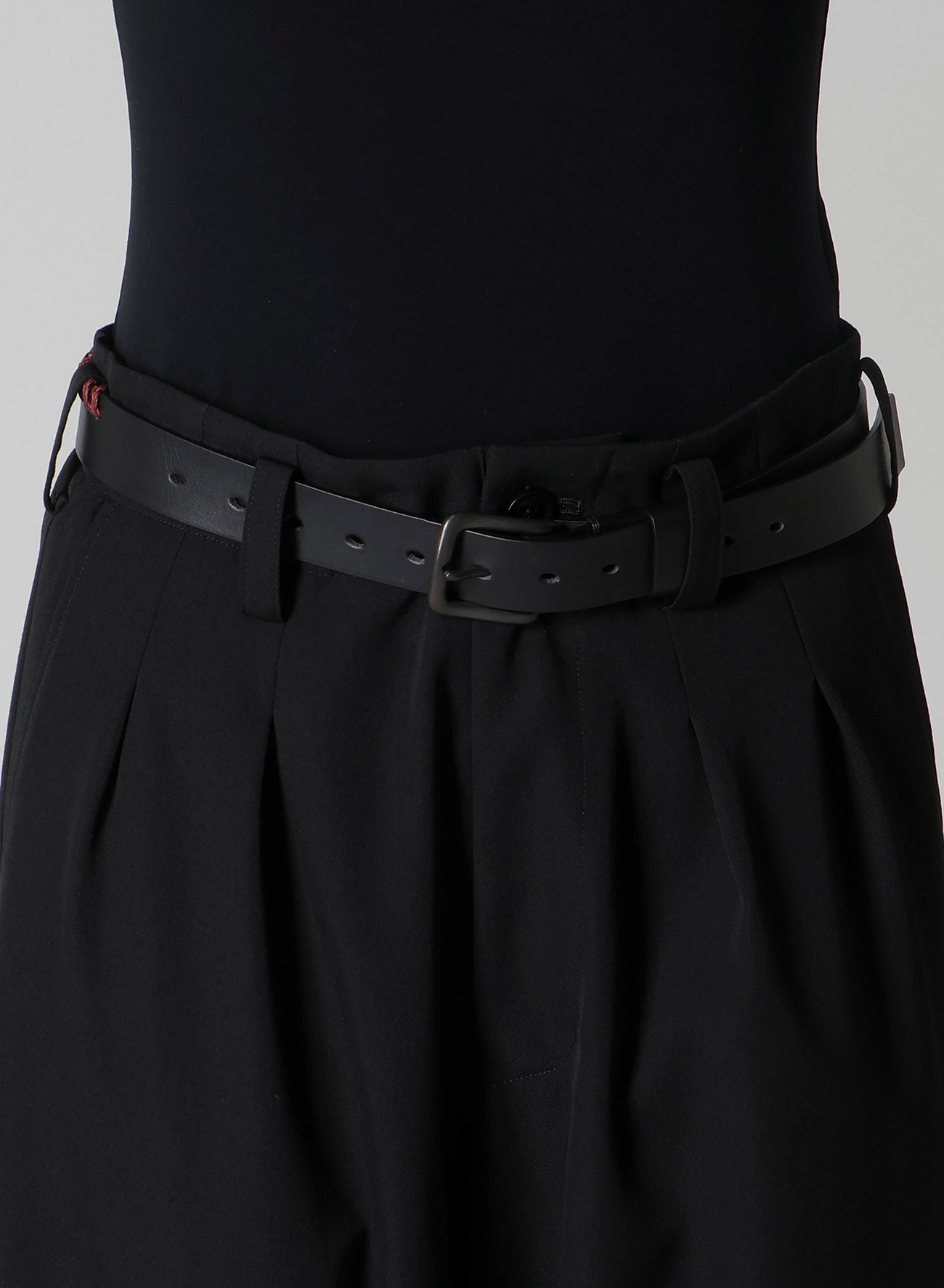 WOOL GABARDINE 2TUCK SAROUEL PANTS