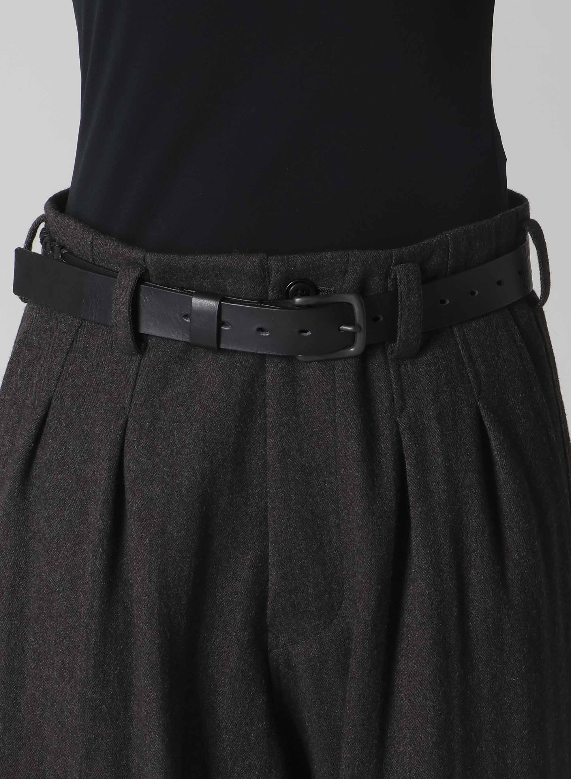W/NY HERRINGBONE 2-TUCK SAROUEL PANTS