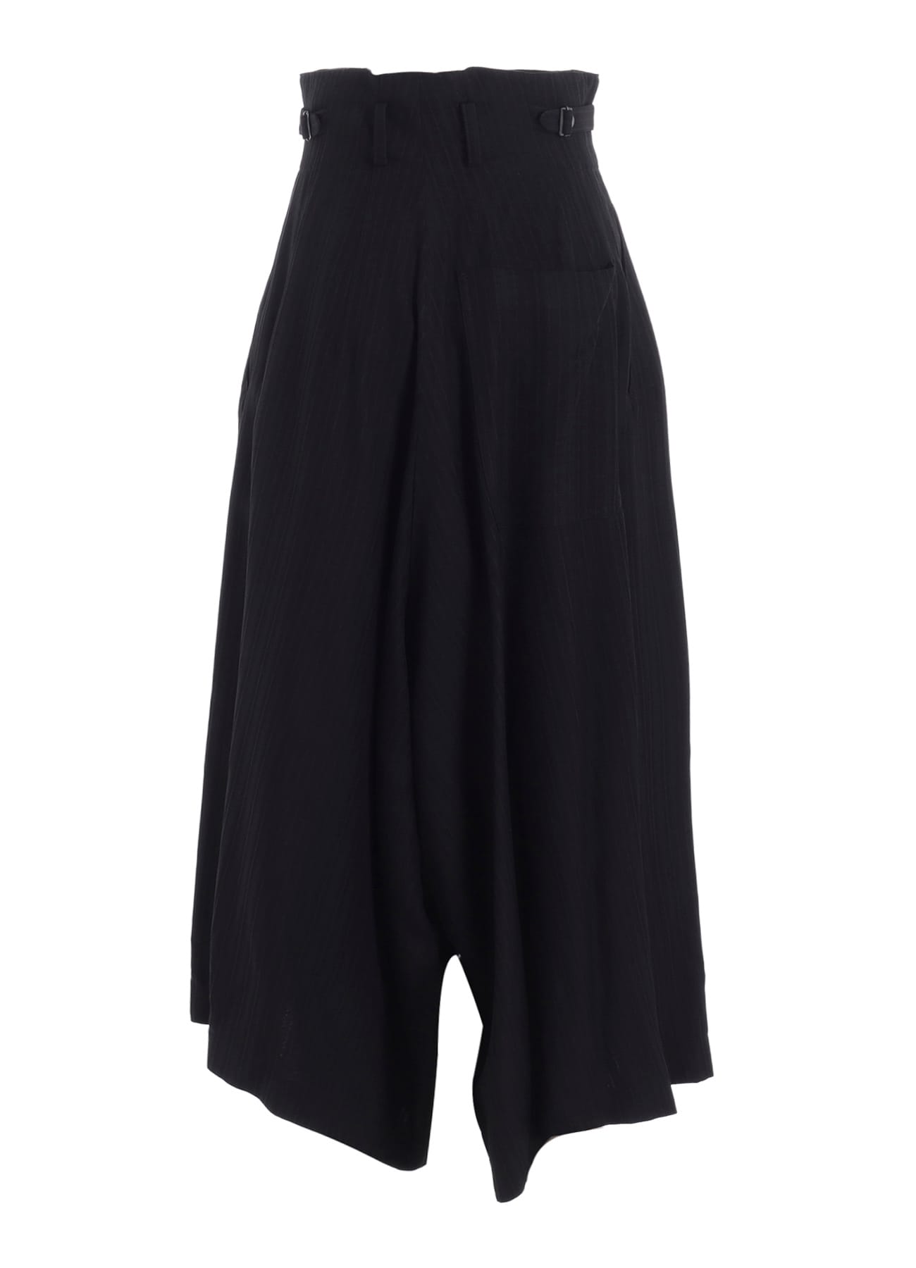 VISCOSE TWEED STRIPE WIDE PANTS