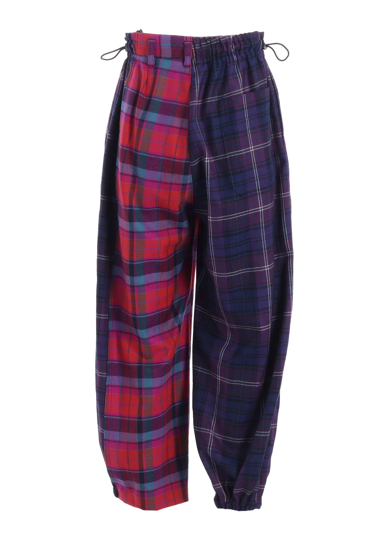 PLAID PANEL PANTS B