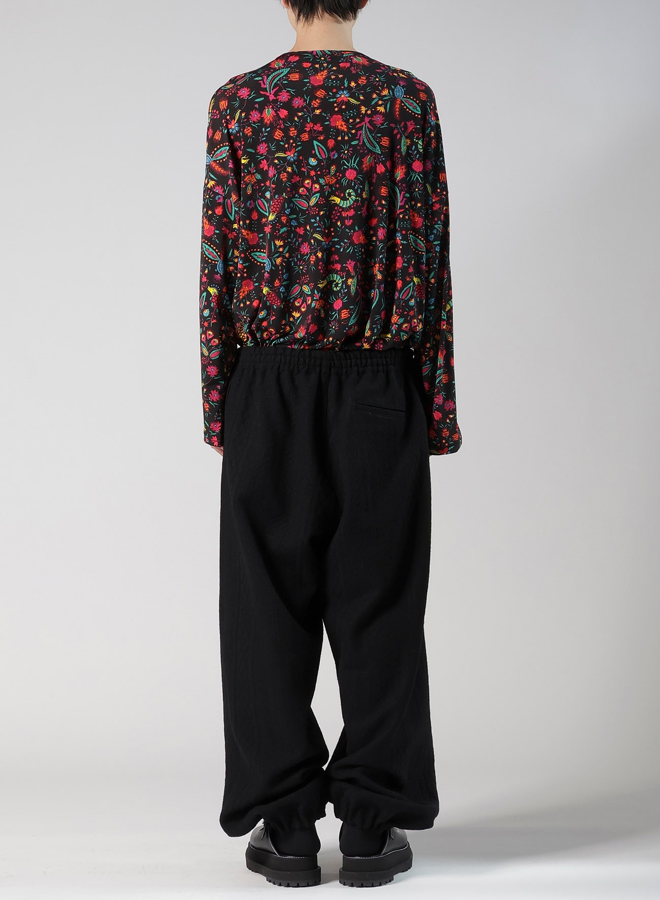 CABLE JQ KNIT ELASTIC WAIST PANTS