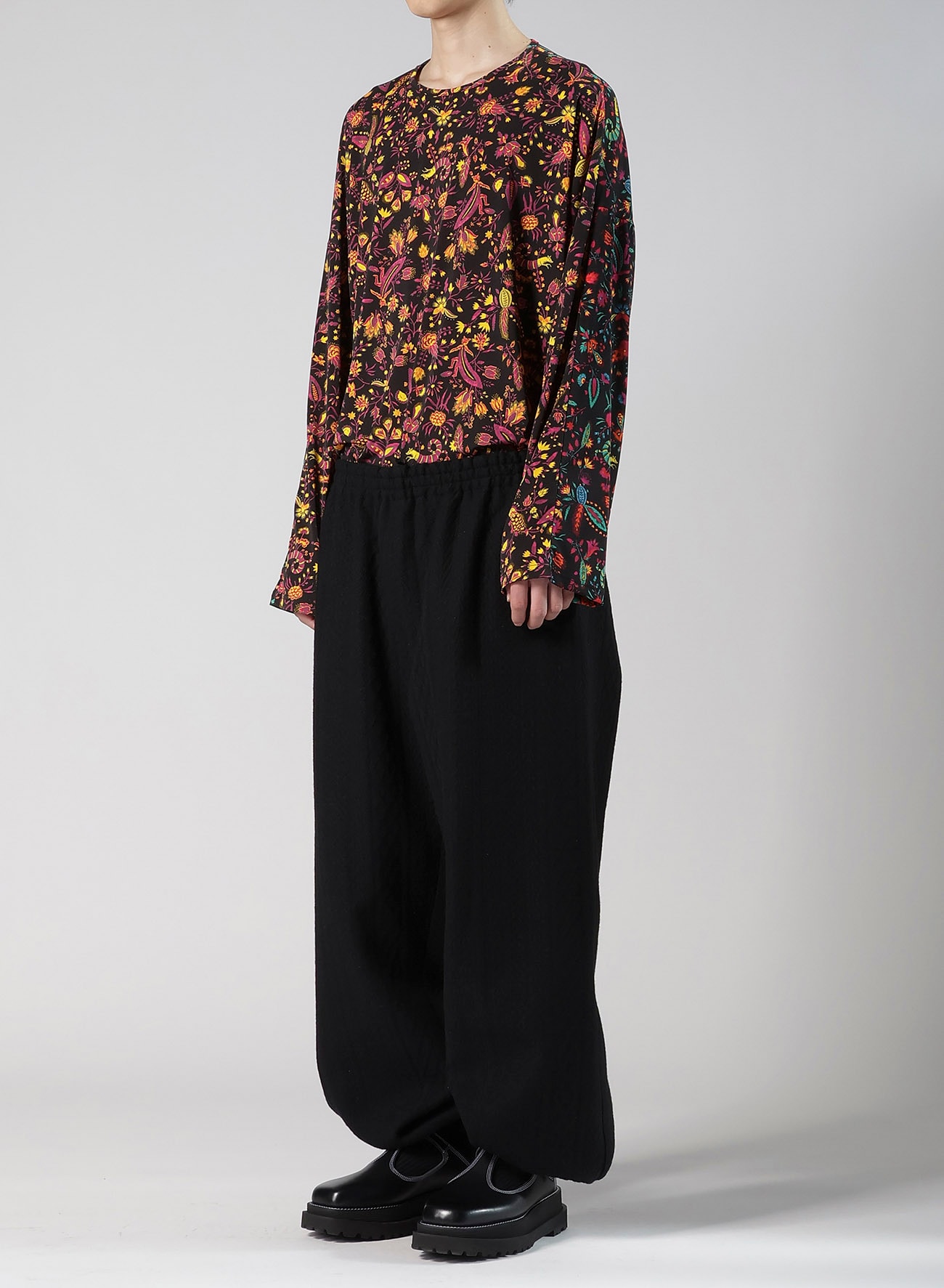 CABLE JQ KNIT ELASTIC WAIST PANTS