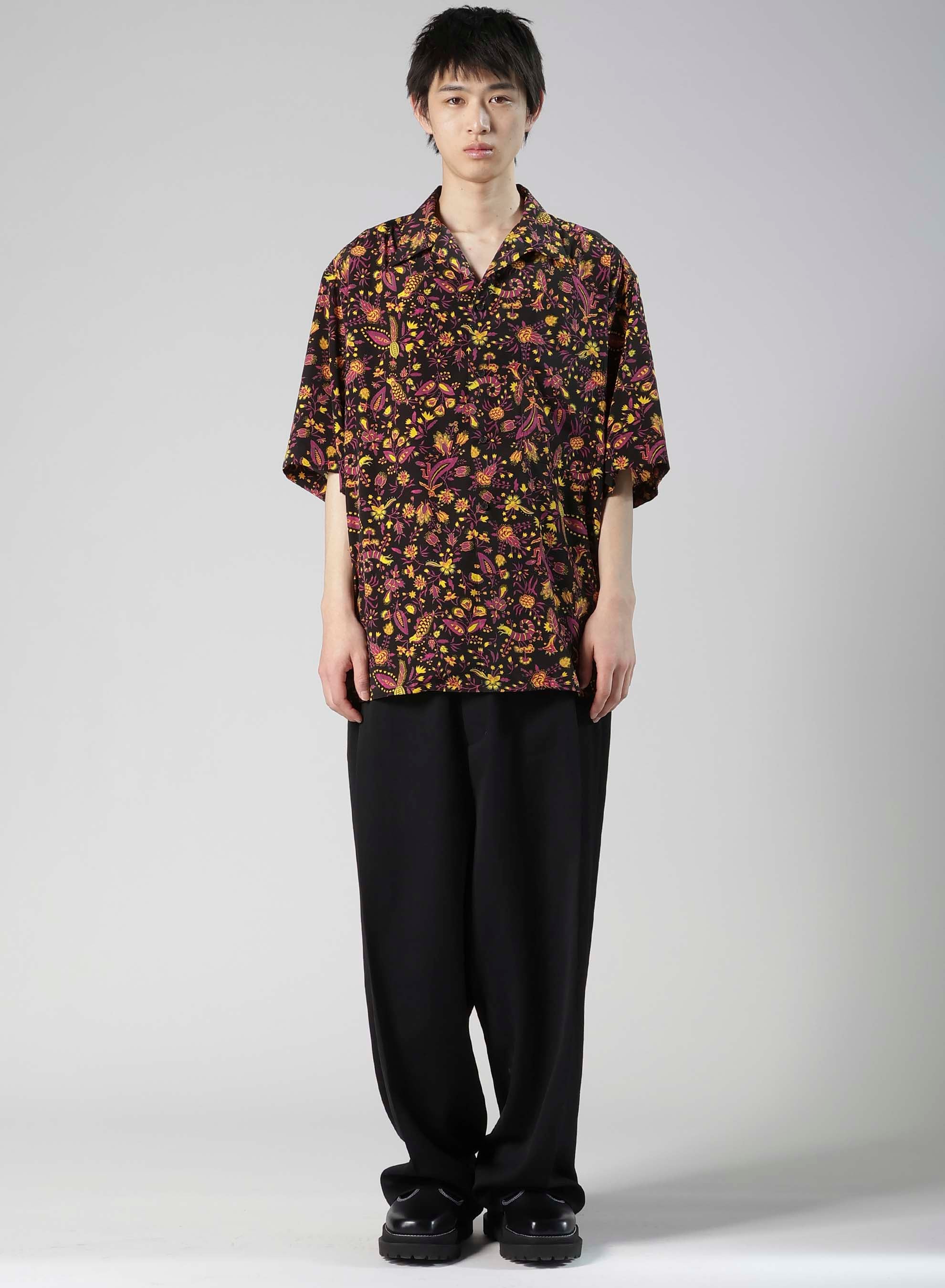 WOOL GABARDINE SAROUEL PANTS