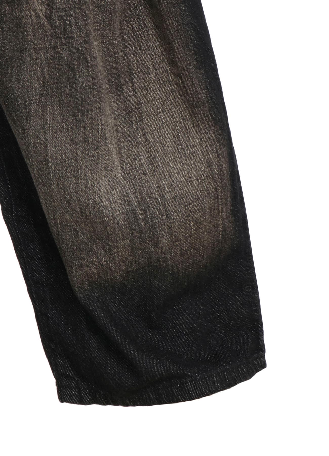 SPOTTED DENIM WIDE PANTS