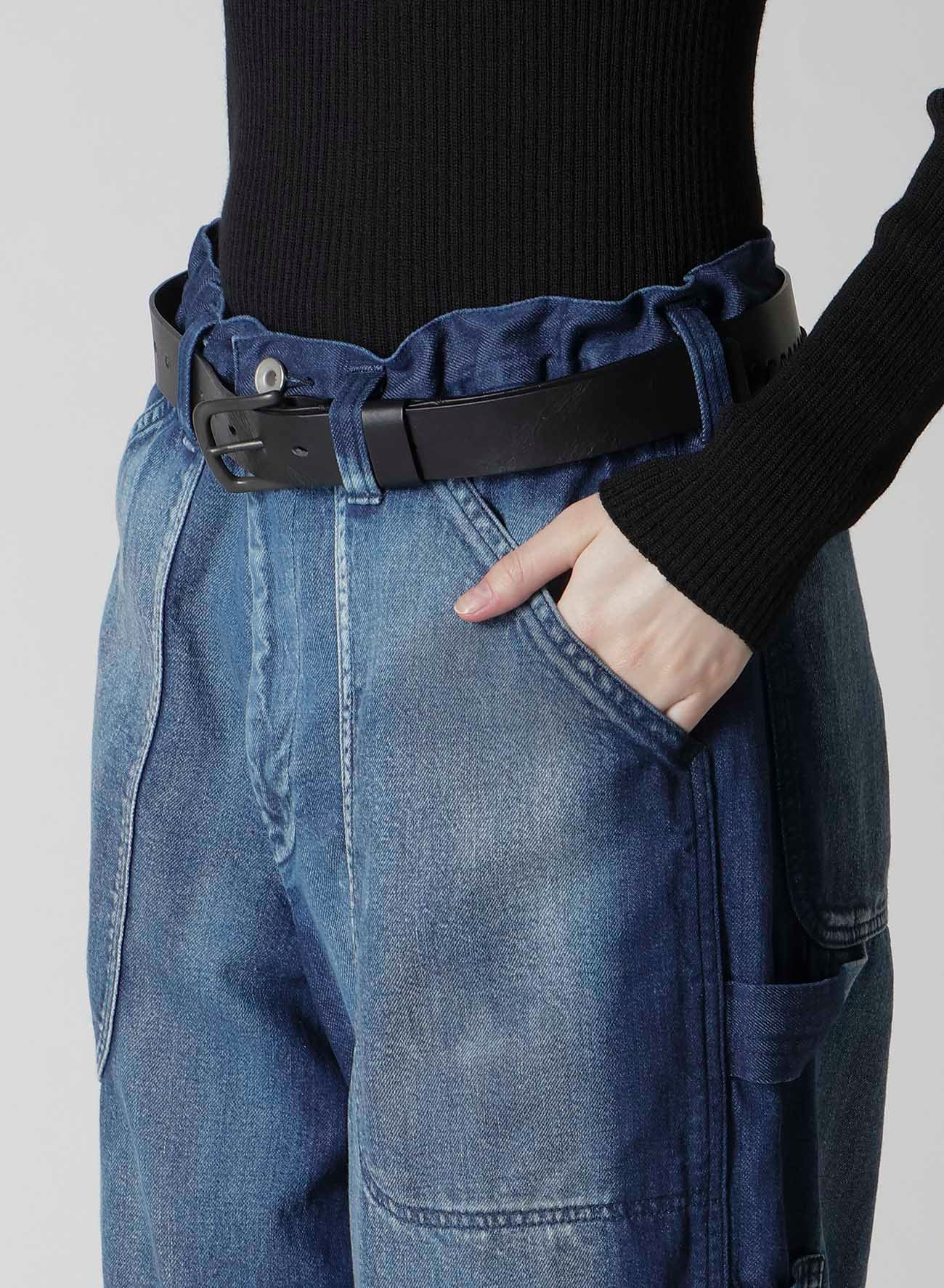 SPOTTED DENIM WORK PANTS