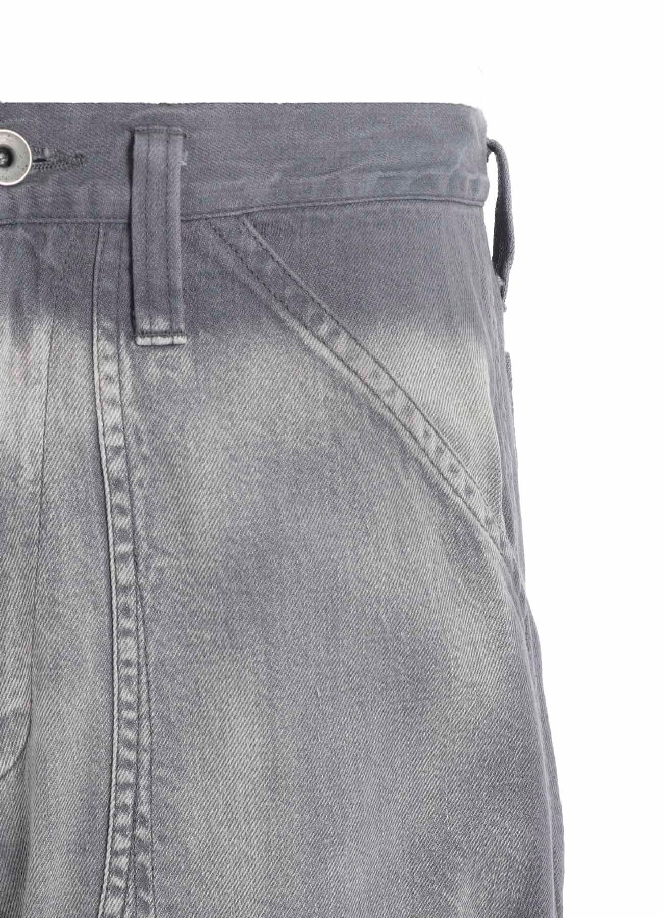 SPOTTED DENIM WORK PANTS