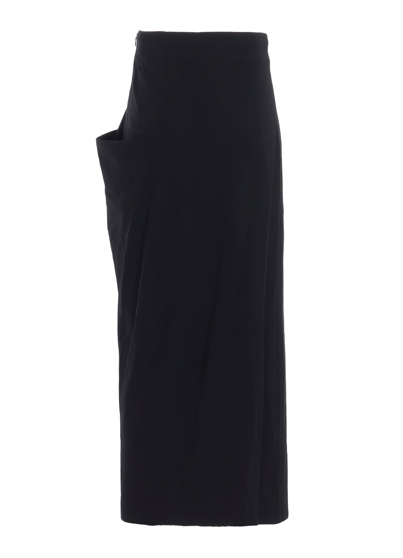 WOOL BREND TWILL DRAPE SKIRT