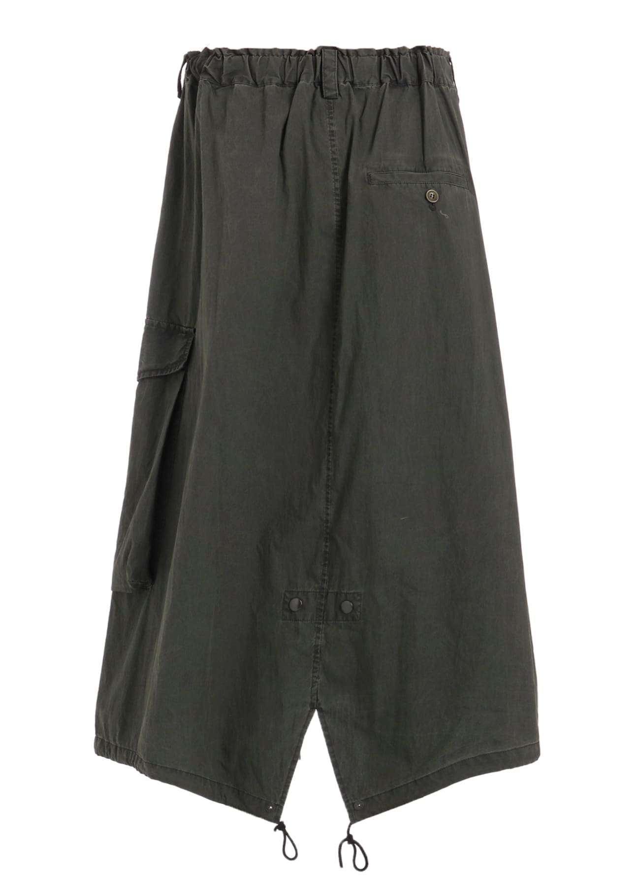 C/N PIGMENT COATED FISH TAIL SKIRT(XS Khaki): Y's｜THE SHOP