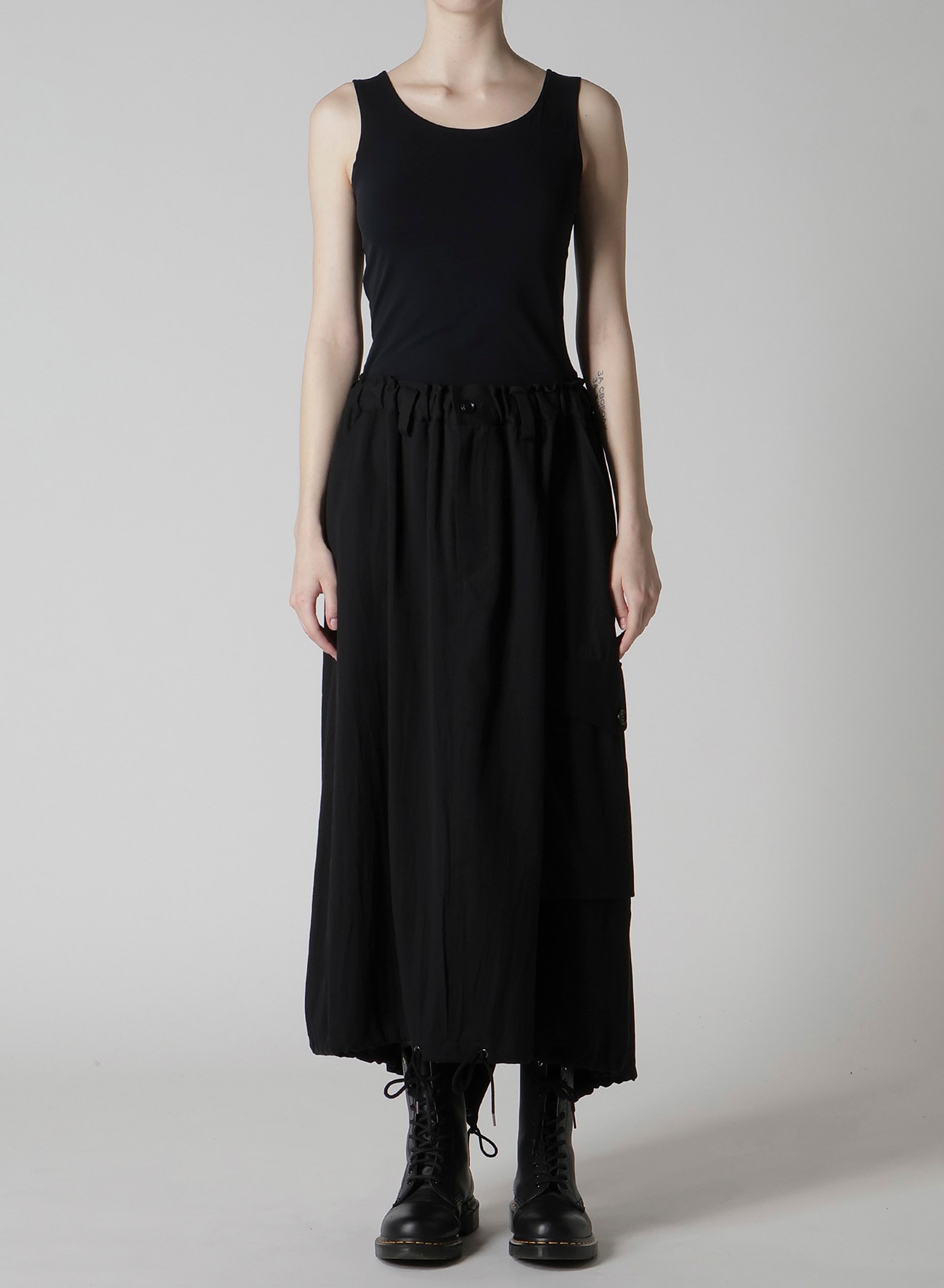 C/RY GABARDINE FISH TAIL SKIRT