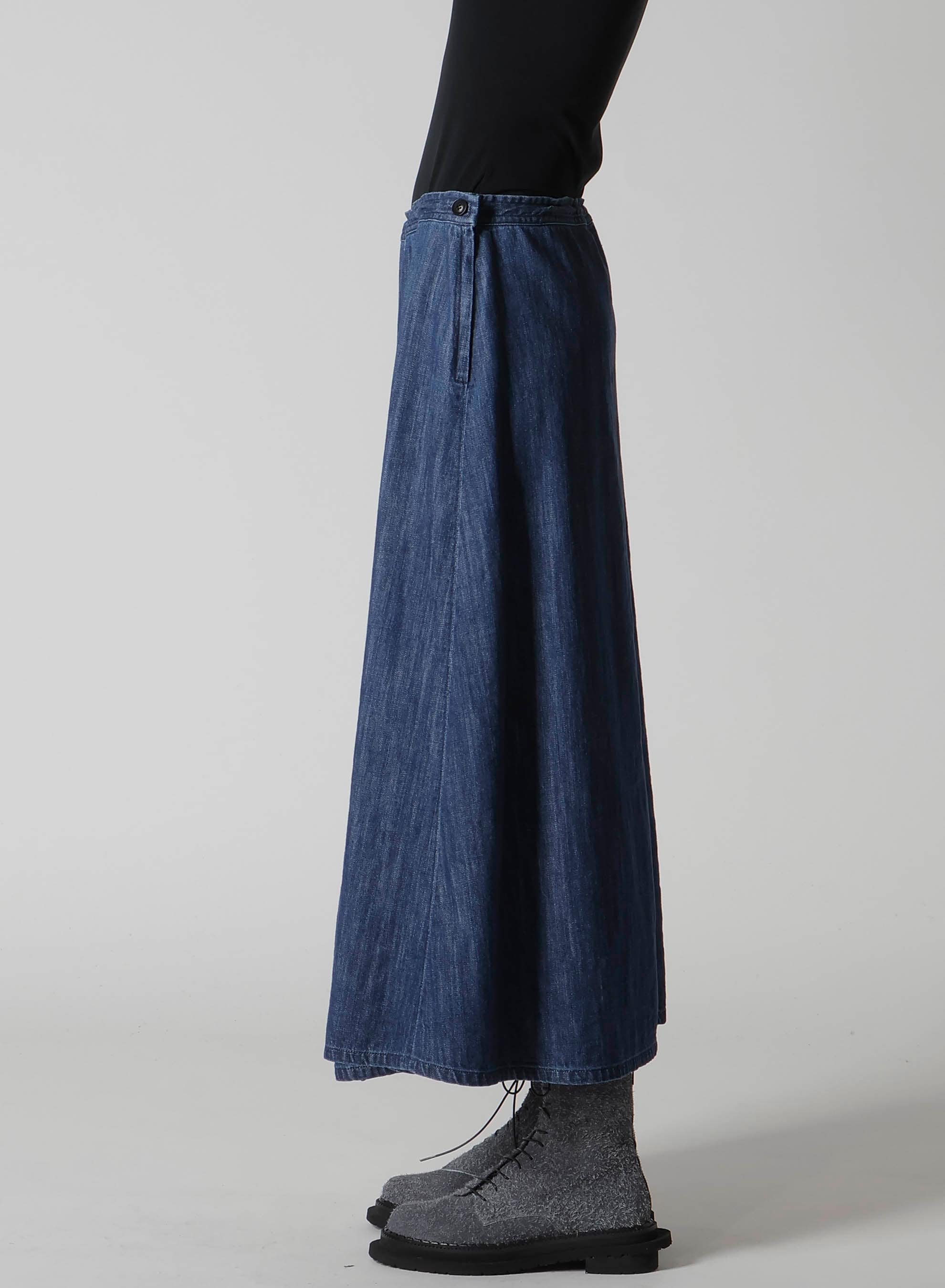 8OZ DENIM FRONT TRIANGLE GUSSET SKIRT