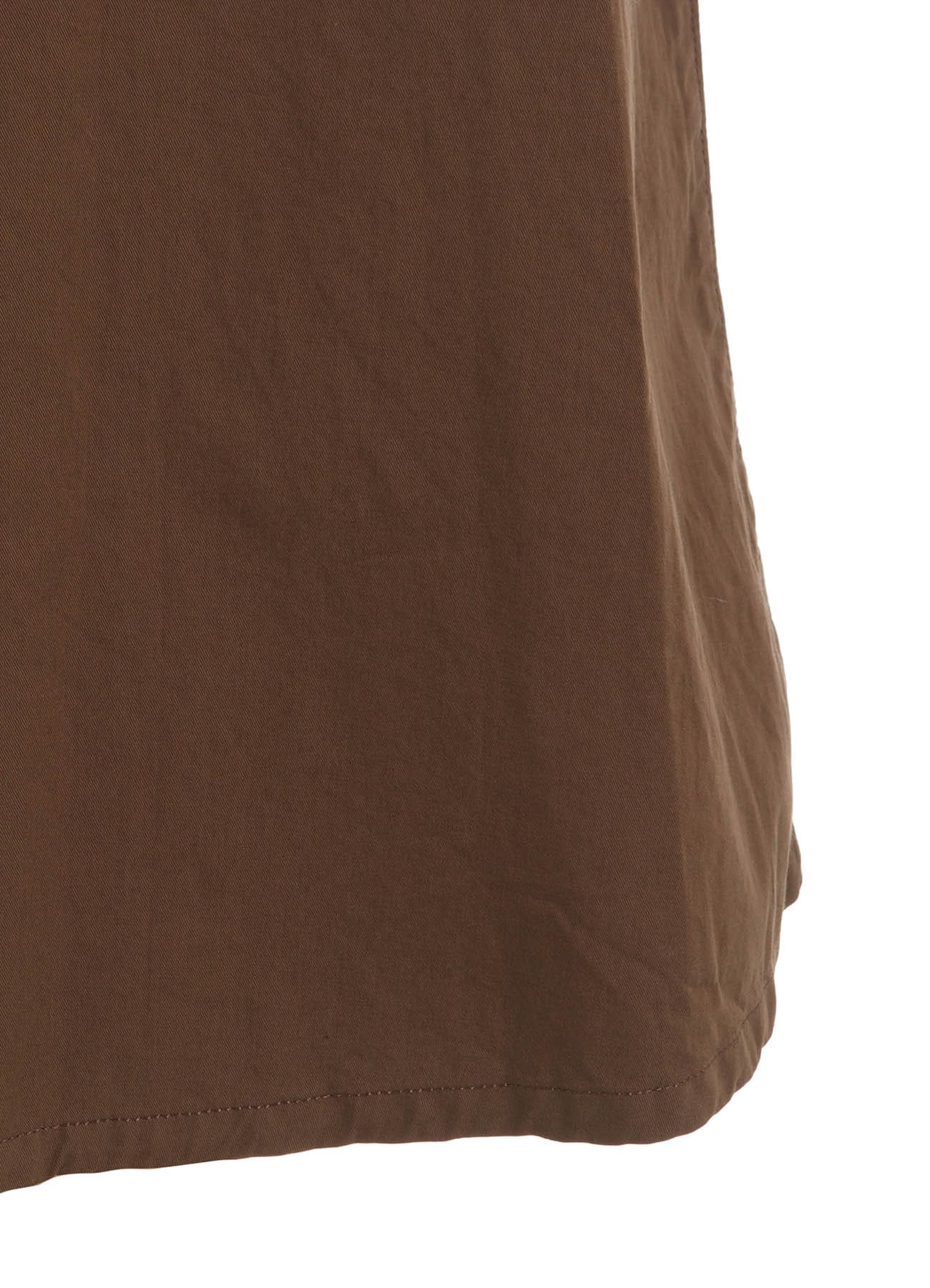 COTTON TWILL GARMENT DYE RIGHT BIG BELT SKIRT