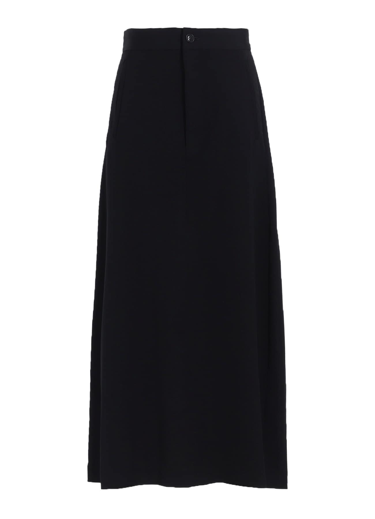 WOOL GABARDINE LINE SKIRT