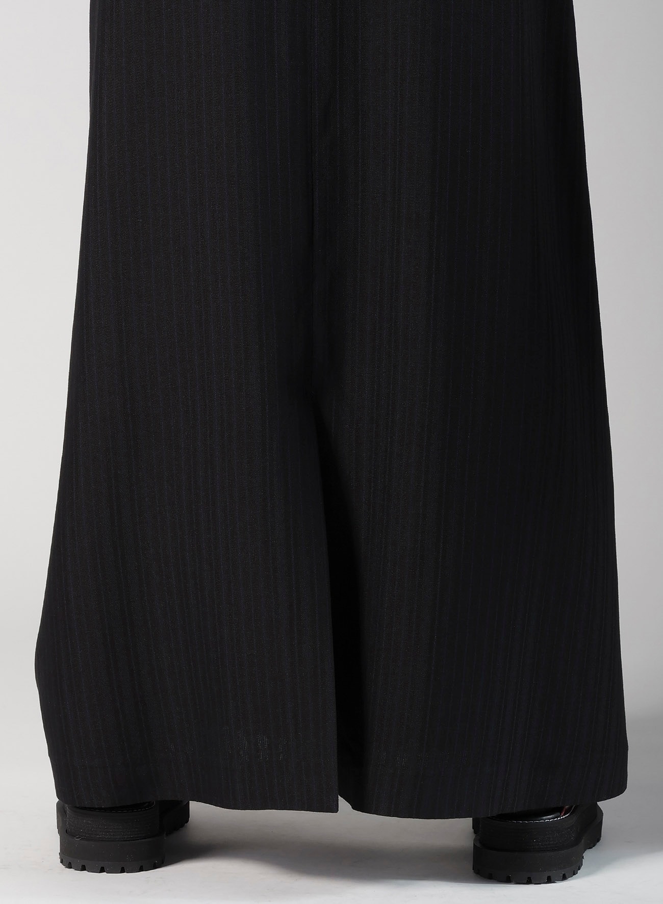 VISCOSE TWEED STRIPE A LINE SKIRT