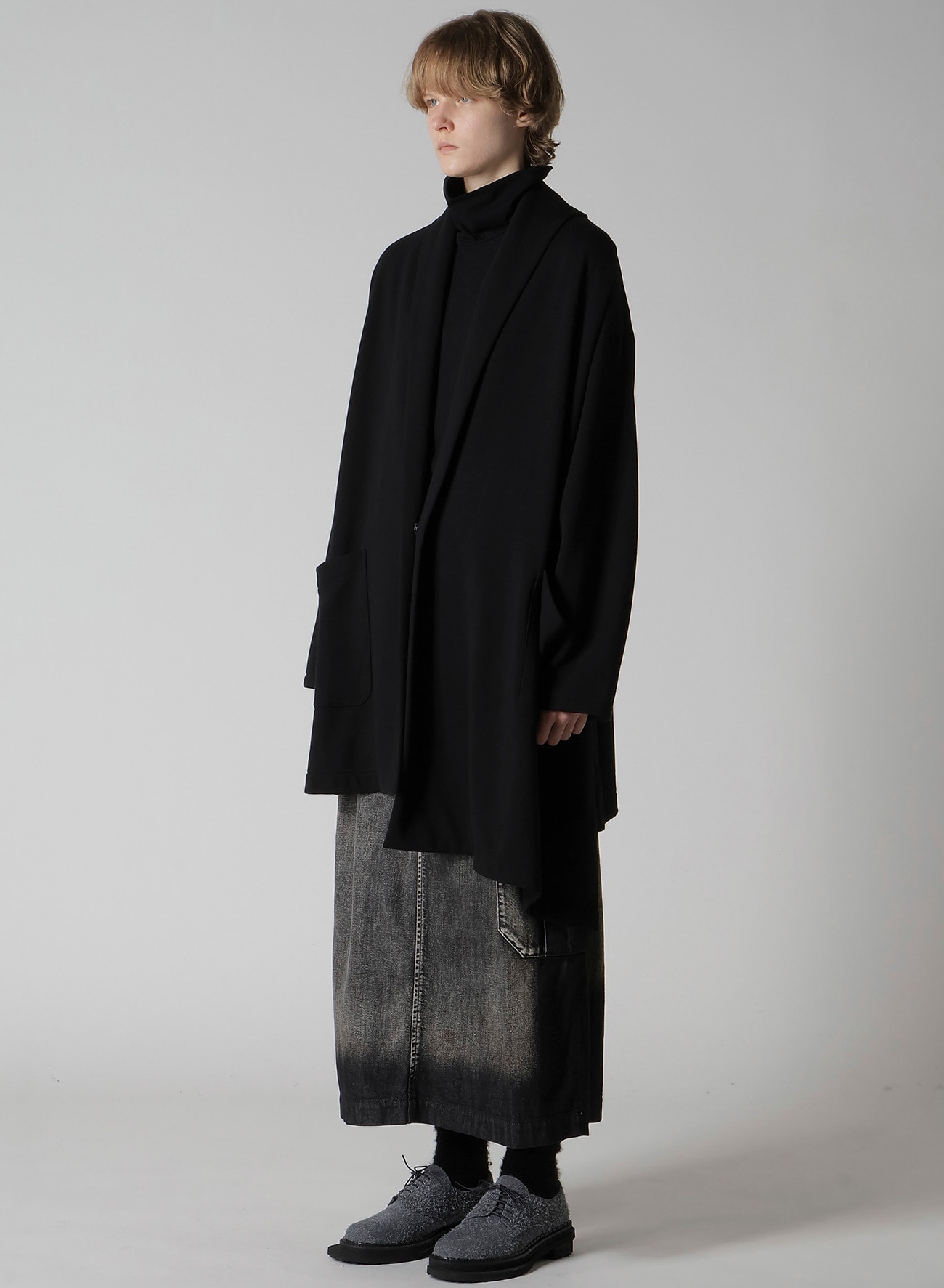 SOFT FRENCHTERRY OUT POCKET GOWN